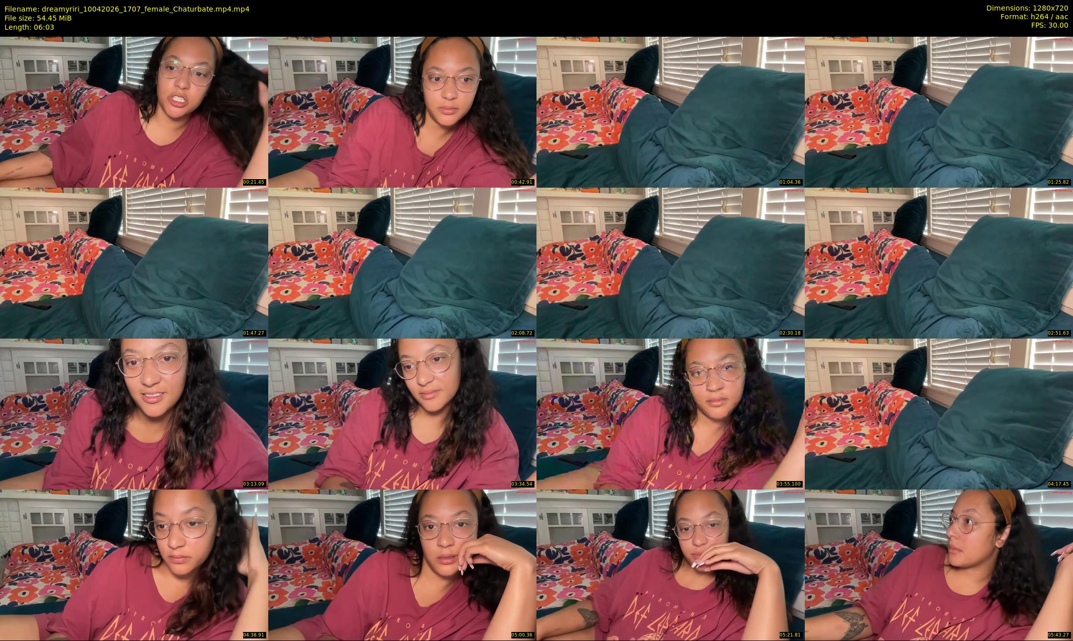 dreamyriri — 7 minute Chaturbate female cam show recording, 720p, Apr 10, 2026