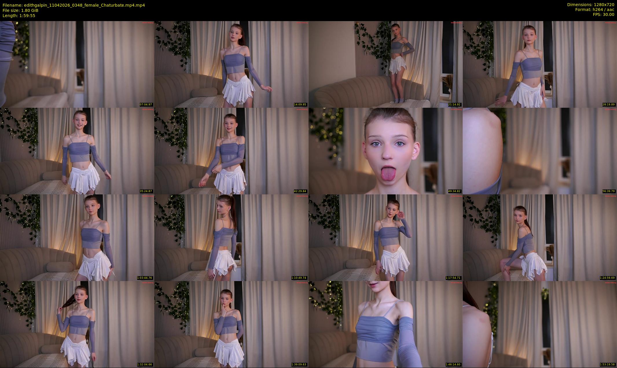edithgalpin — 120 minute Chaturbate female cam show recording, 720p, Apr 11, 2026