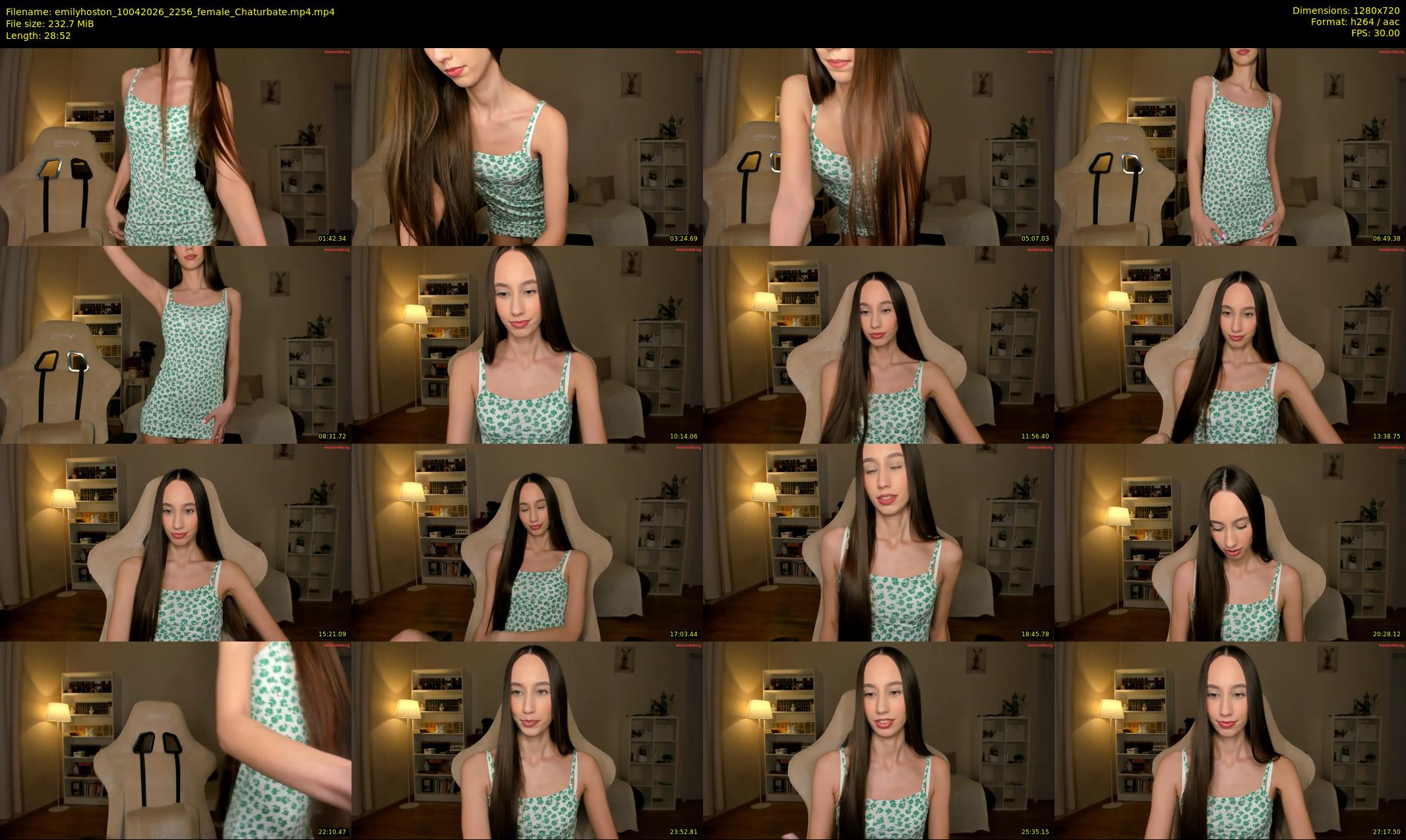 emilyhoston — 29 minute Chaturbate female cam show recording, 720p, Apr 10, 2026