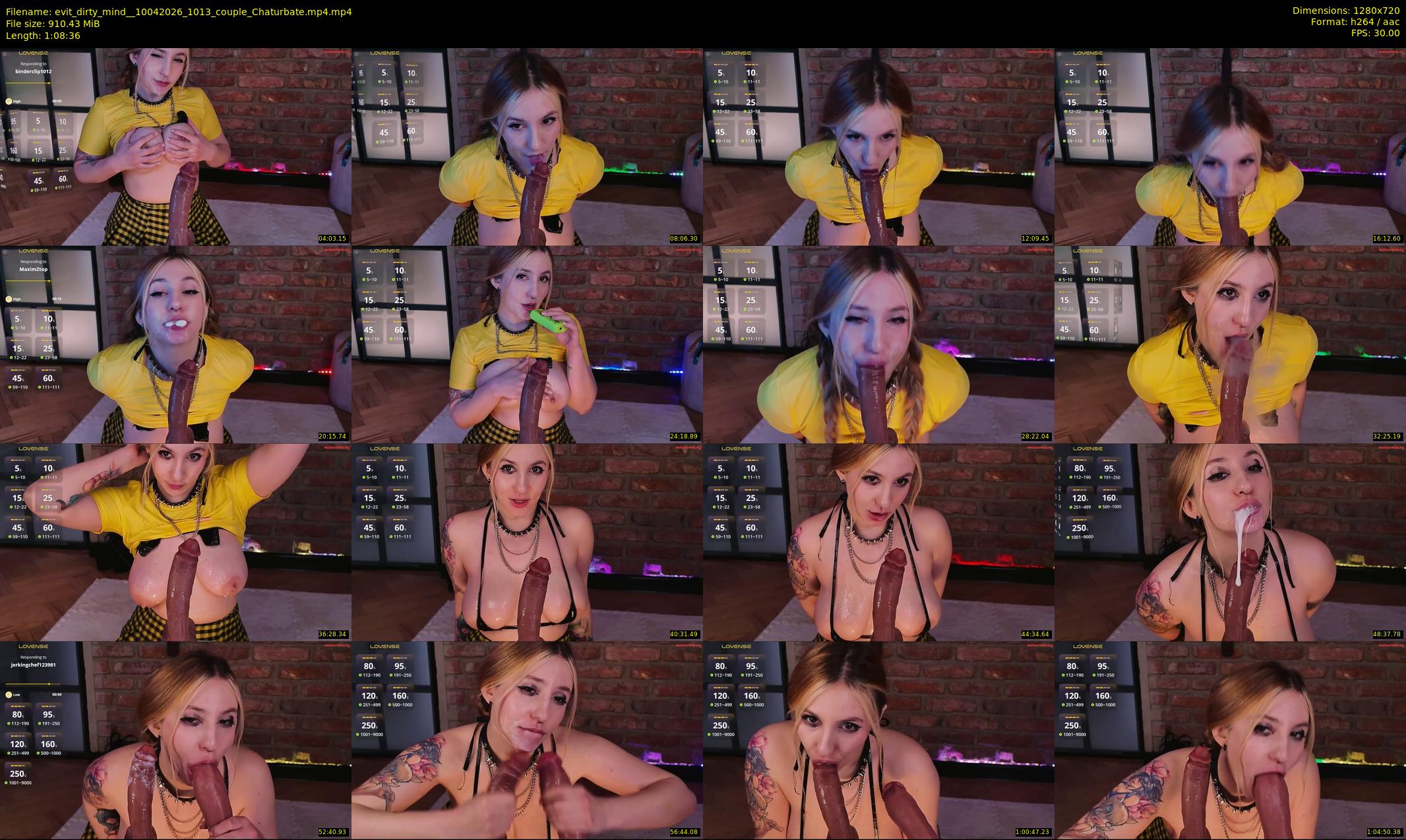 evit_dirty_mind_ — 69 minute Chaturbate couple cam show recording, 720p, Apr 10, 2026