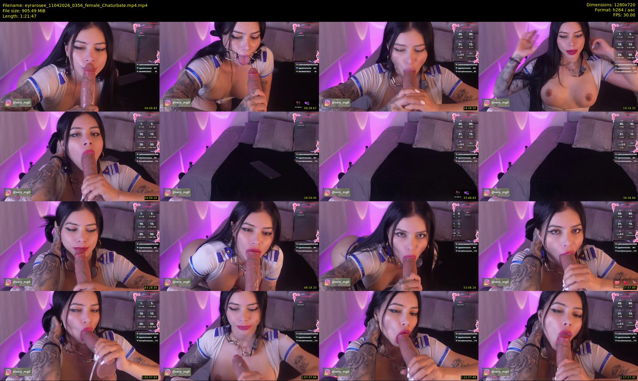 eyrarosee — 82 minute Chaturbate female cam show recording, 720p, Apr 11, 2026