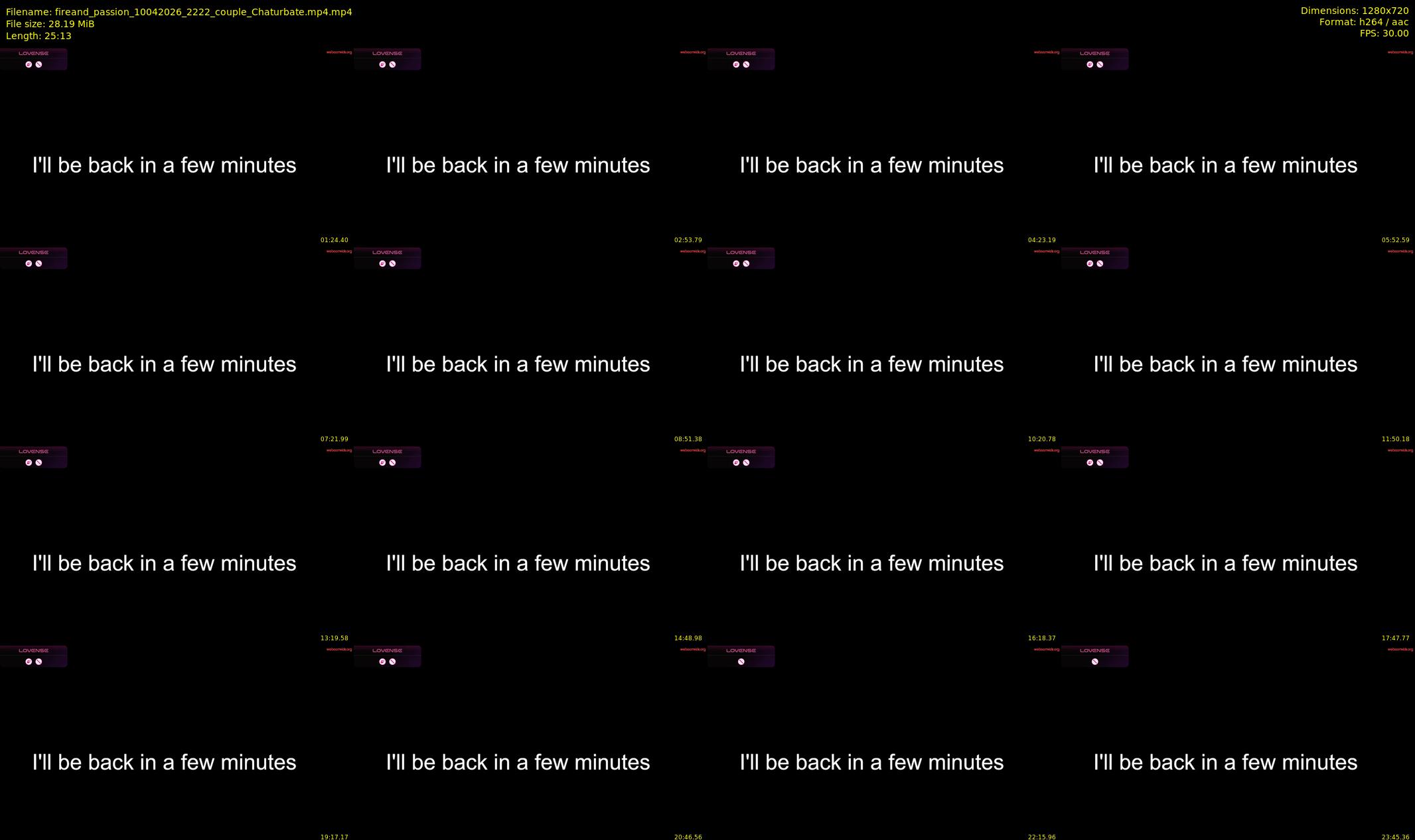 fireand_passion — 26 minute Chaturbate couple cam show recording, 720p, Apr 10, 2026