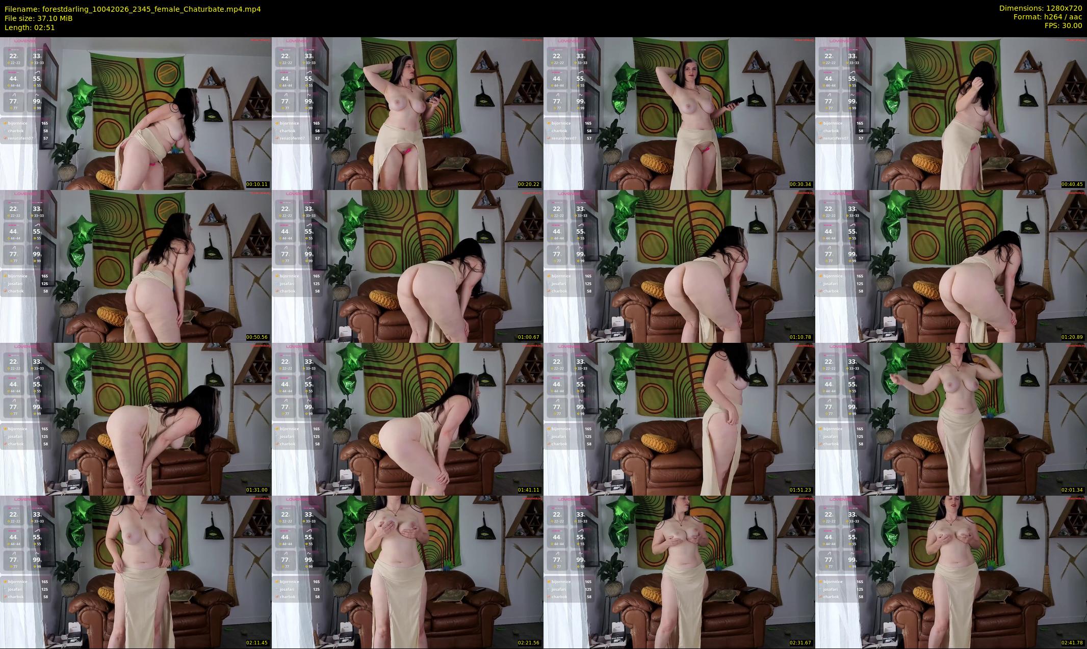 forestdarling — 3 minute Chaturbate female cam show recording, 720p, Apr 10, 2026