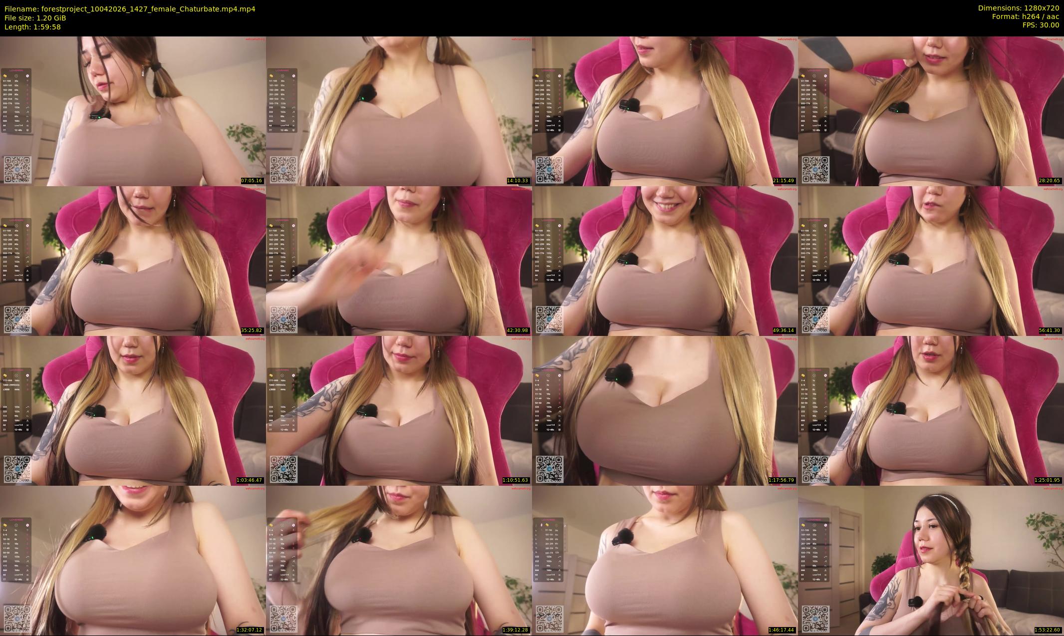 forestproject — 120 minute Chaturbate female cam show recording, 720p, Apr 10, 2026