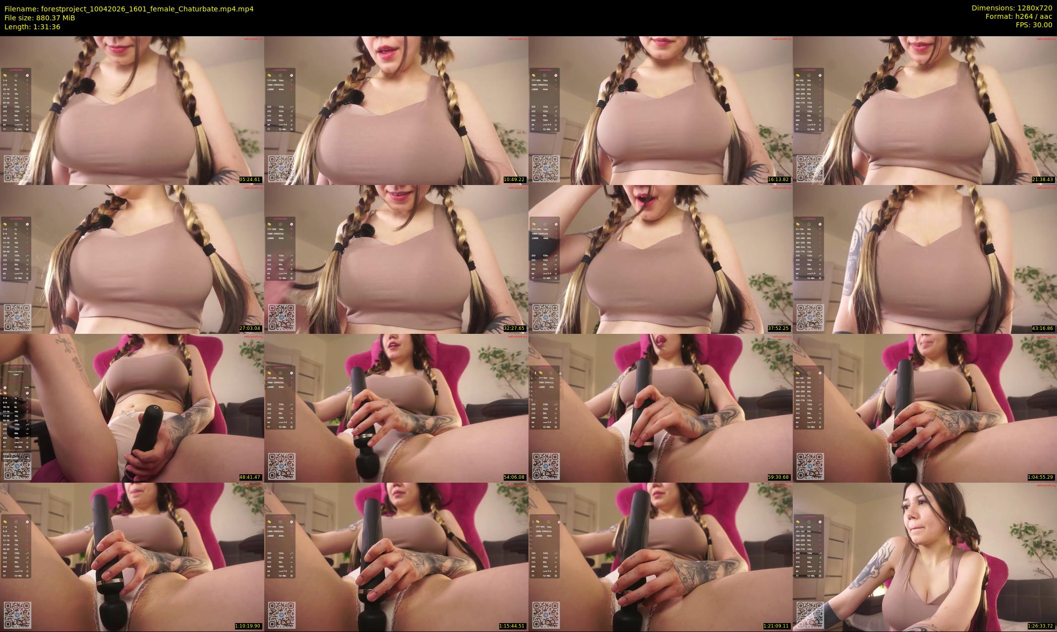forestproject — 92 minute Chaturbate female cam show recording, 720p, Apr 10, 2026