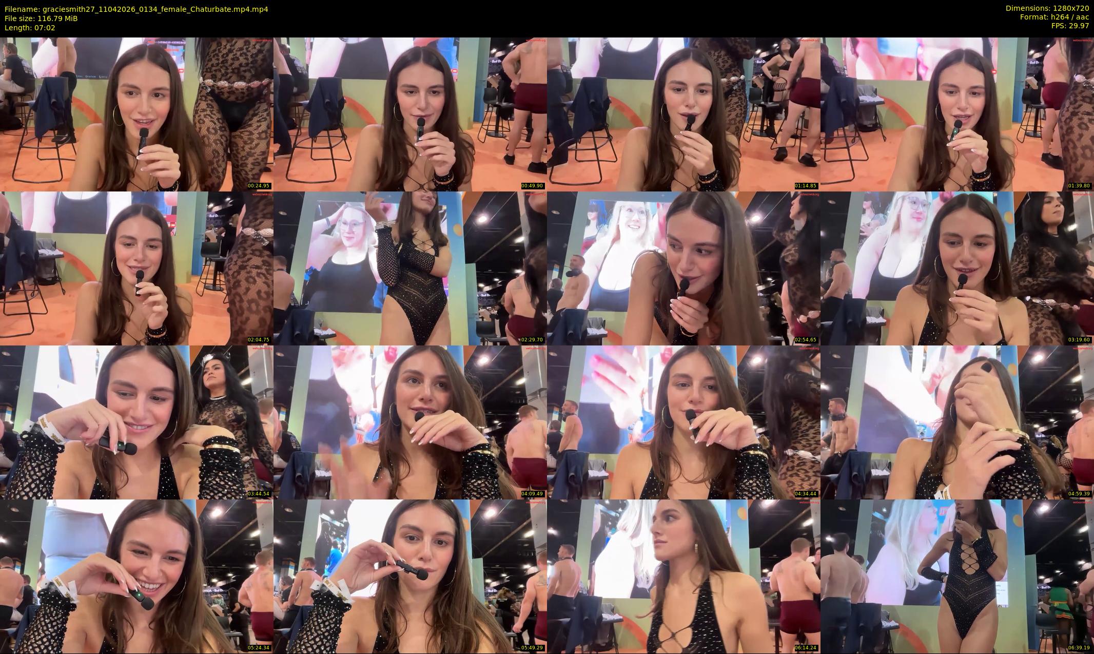 graciesmith27 — 8 minute Chaturbate female cam show recording, 720p, Apr 11, 2026