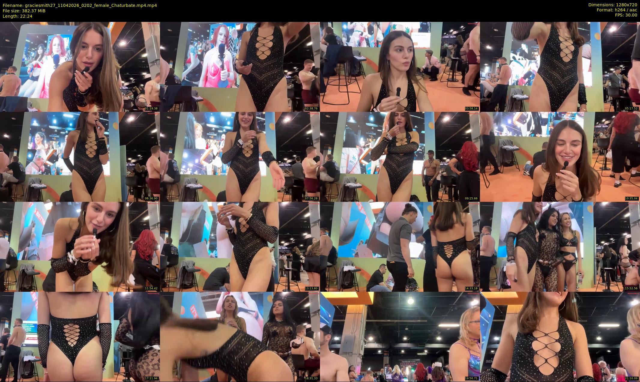 graciesmith27 — 23 minute Chaturbate female cam show recording, 720p, Apr 11, 2026