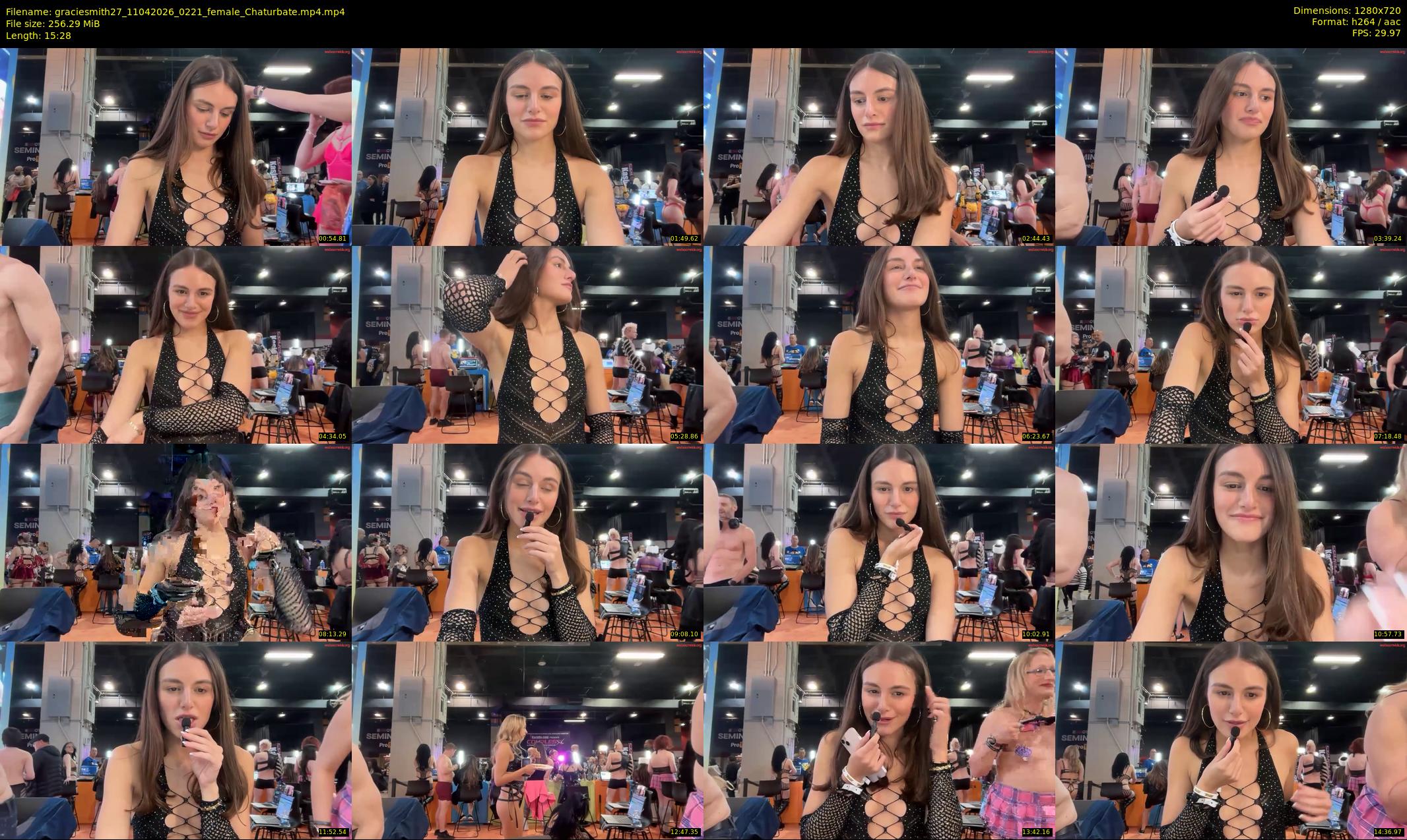 graciesmith27 — 16 minute Chaturbate female cam show recording, 720p, Apr 11, 2026