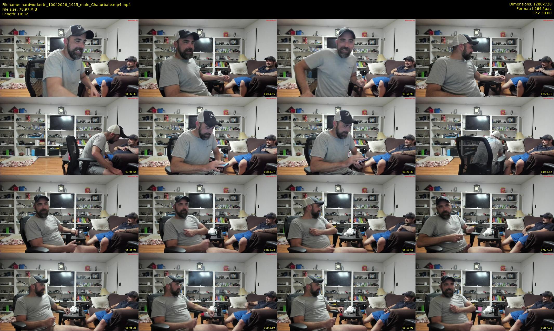 hardworkertn — 11 minute Chaturbate male cam show recording, 720p, Apr 10, 2026