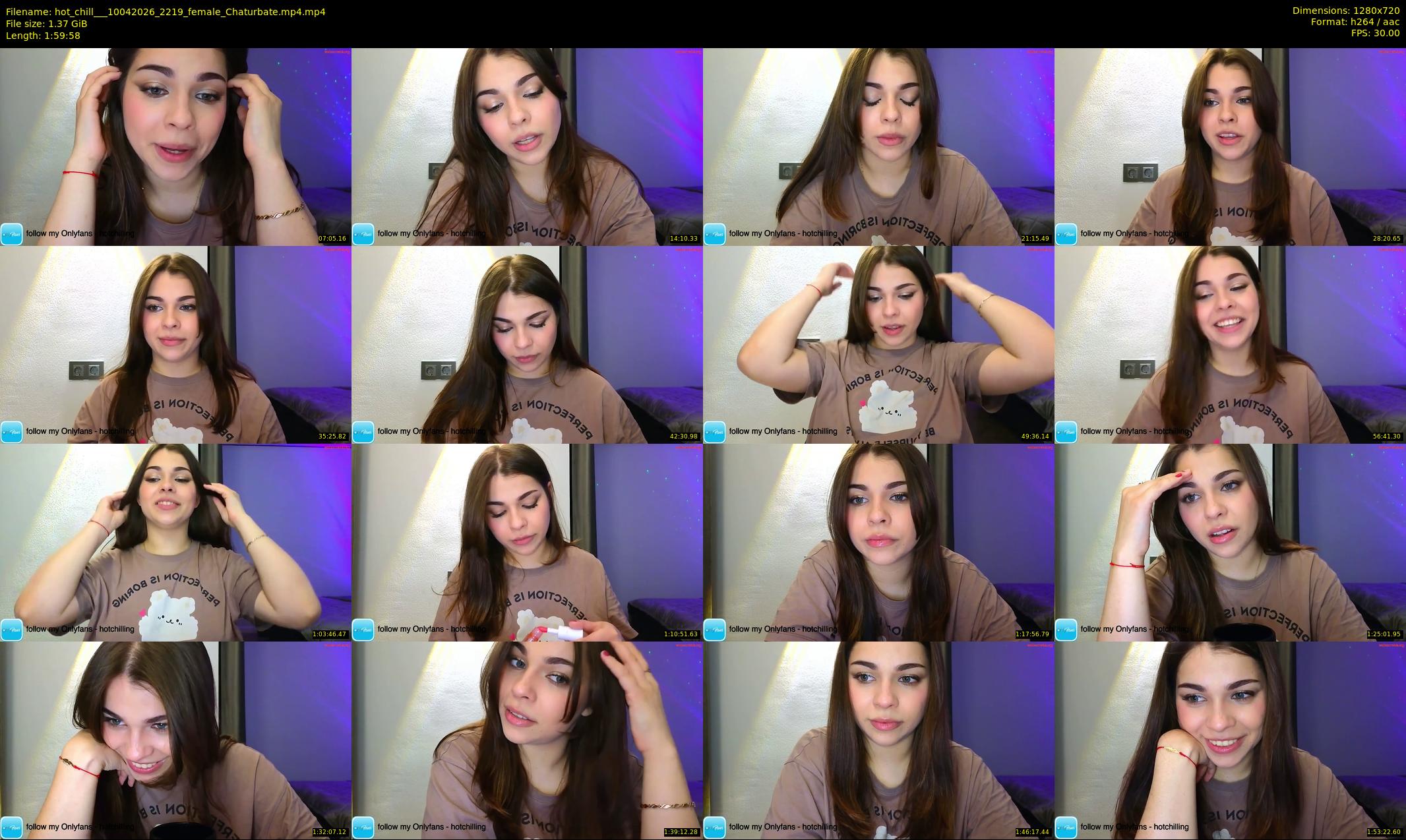 hot_chill__ — 120 minute Chaturbate female cam show recording, 720p, Apr 10, 2026