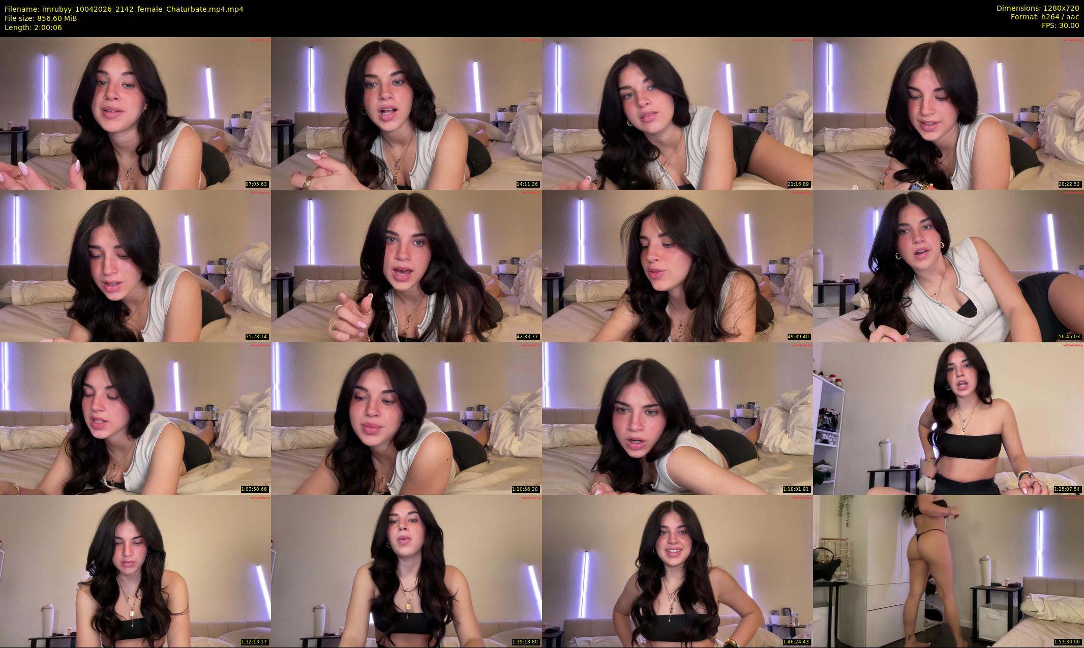 imrubyy — 121 minute Chaturbate female cam show recording, 720p, Apr 10, 2026
