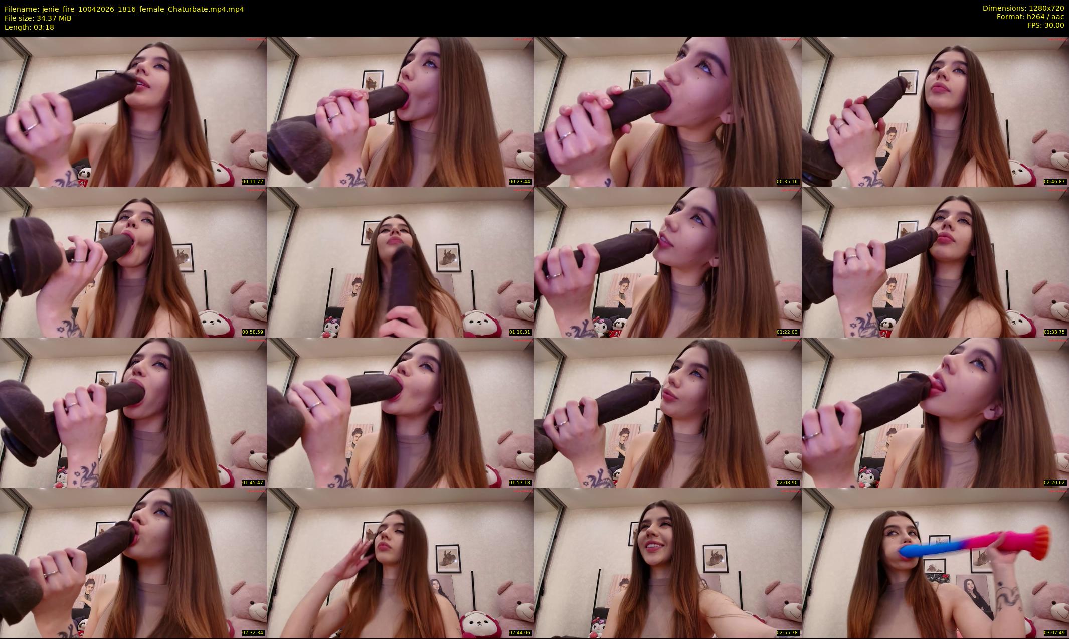 jenie_fire — 4 minute Chaturbate female cam show recording, 720p, Apr 10, 2026