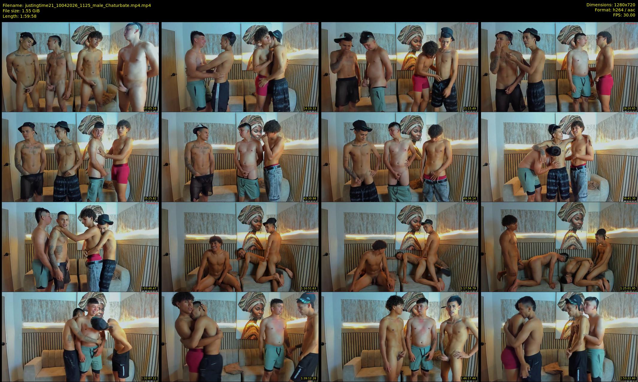 justingtime21 — 120 minute Chaturbate male cam show recording, 720p, Apr 10, 2026