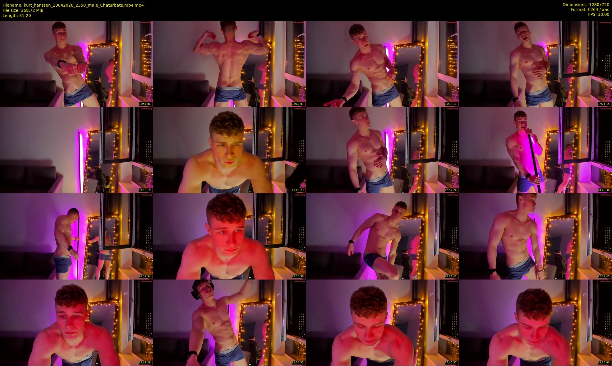 kurt_hanssen — 32 minute Chaturbate male cam show recording, 720p, Apr 10, 2026