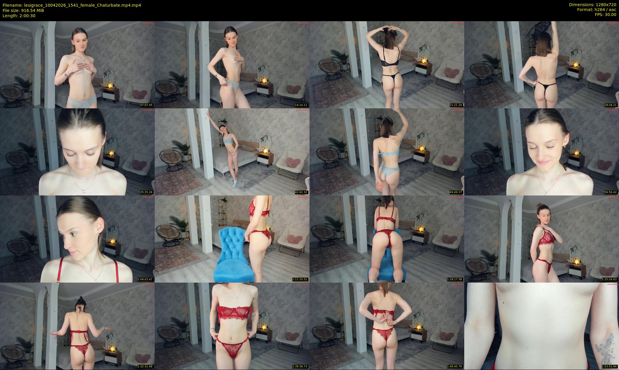 lesigrace — 121 minute Chaturbate female cam show recording, 720p, Apr 10, 2026