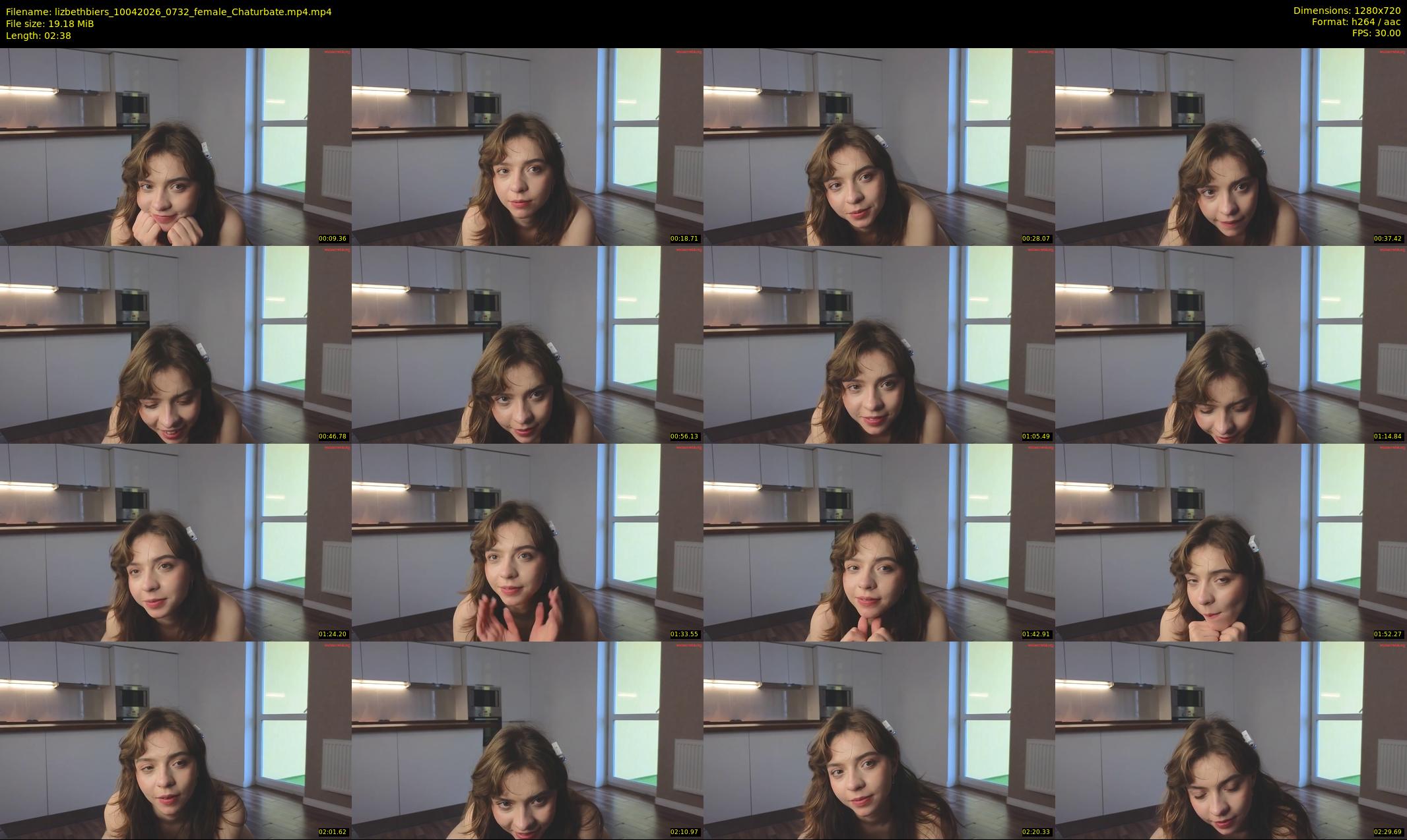 lizbethbiers — 3 minute Chaturbate female cam show recording, 720p, Apr 10, 2026