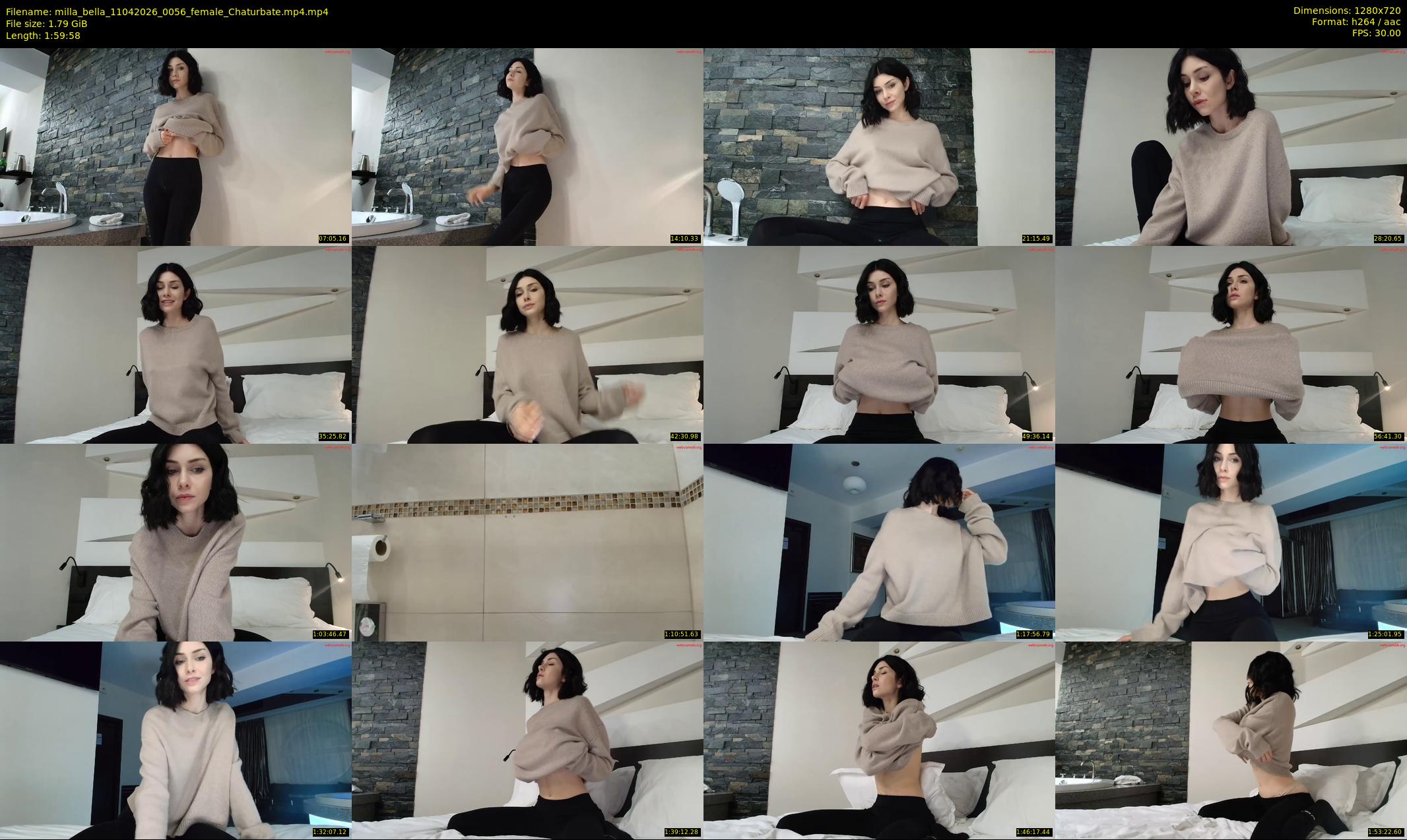 milla_bella — 120 minute Chaturbate female cam show recording, 720p, Apr 11, 2026