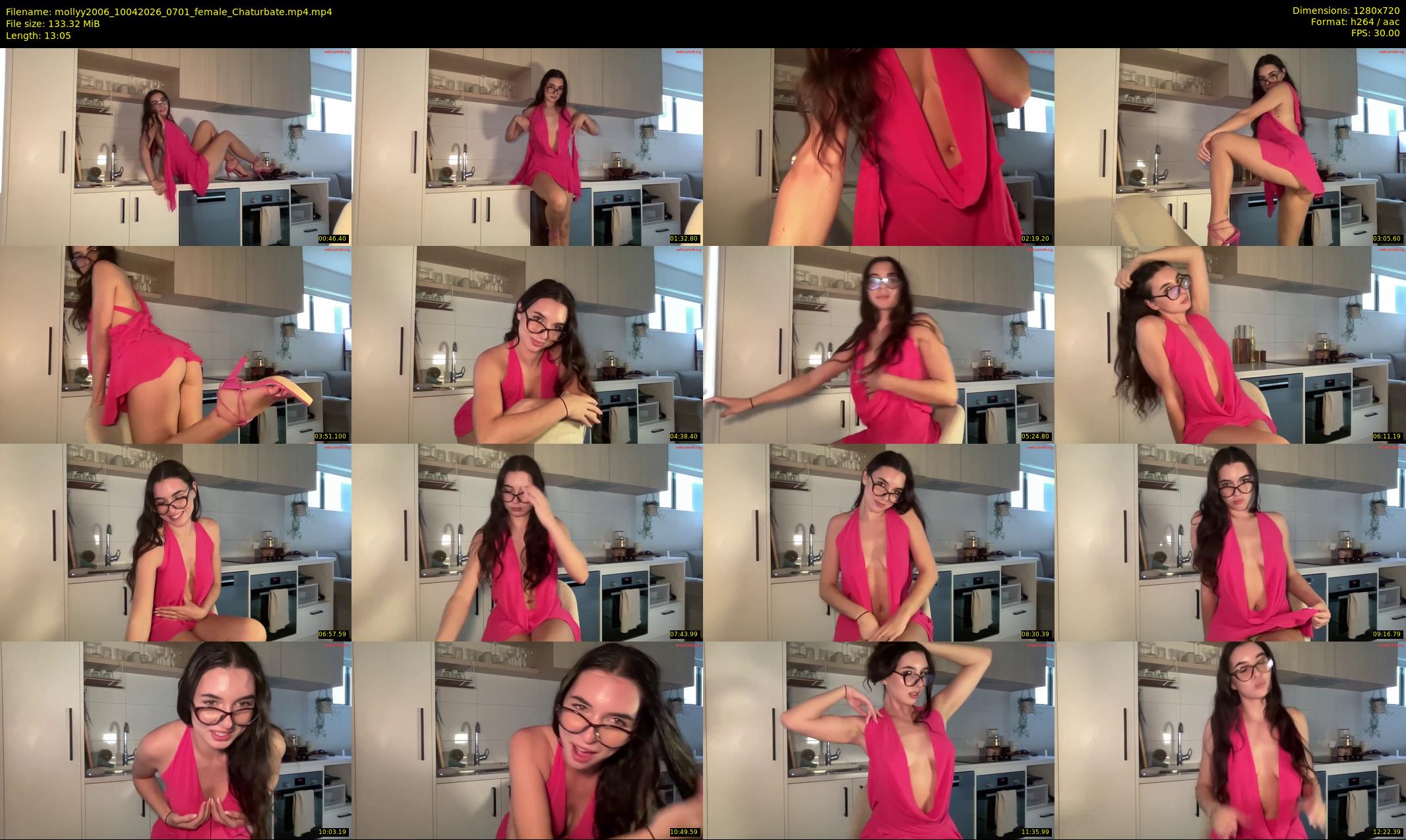 mollyy2006 — 14 minute Chaturbate female cam show recording, 720p, Apr 10, 2026