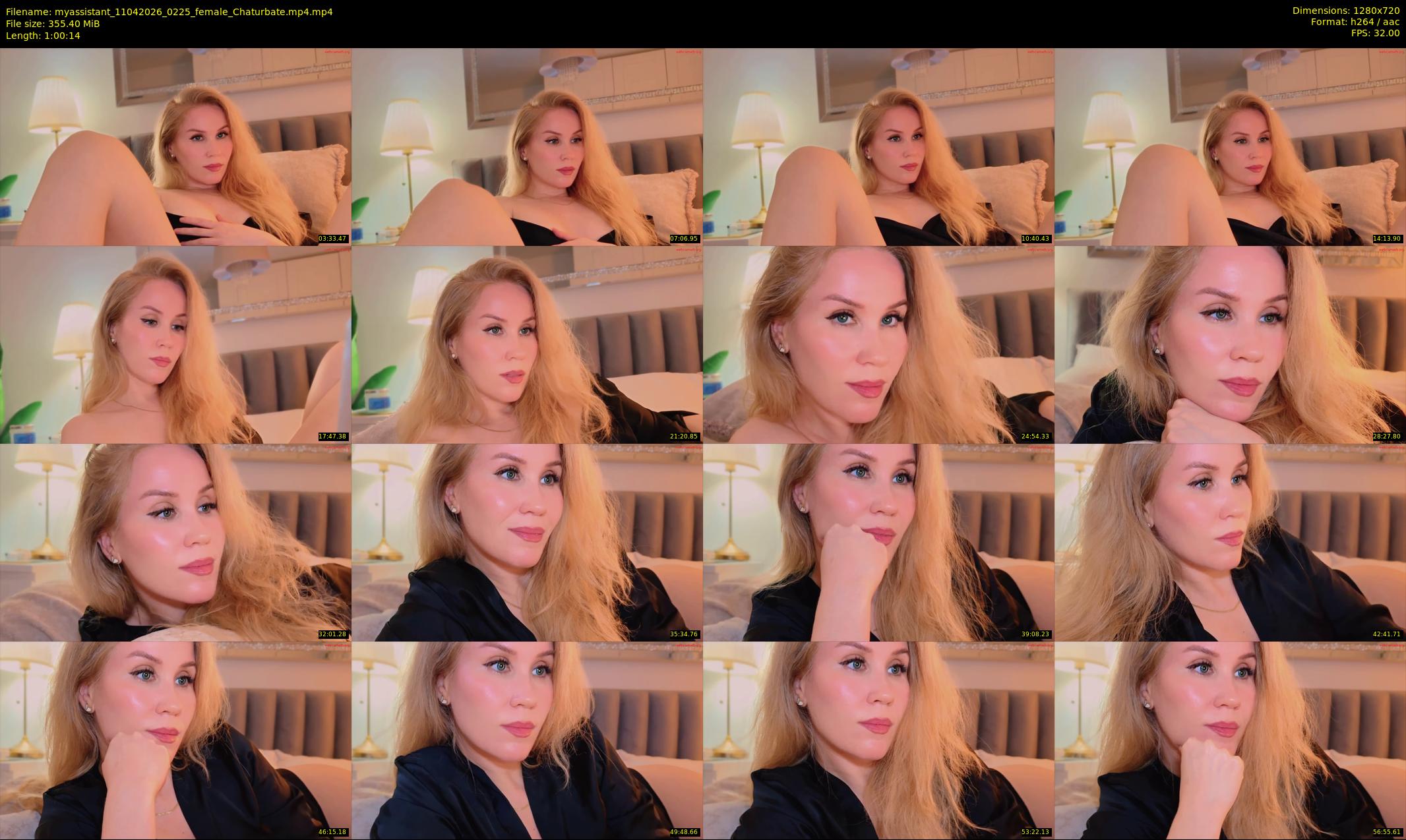 myassistant — 61 minute Chaturbate female cam show recording, 720p, Apr 11, 2026
