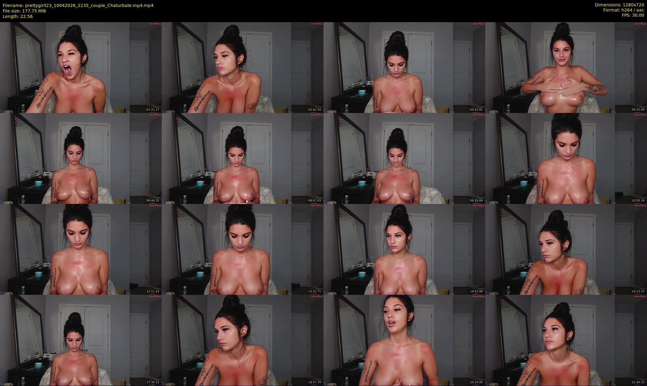 prettygirll23 — 23 minute Chaturbate female cam show recording, 720p, Apr 10, 2026