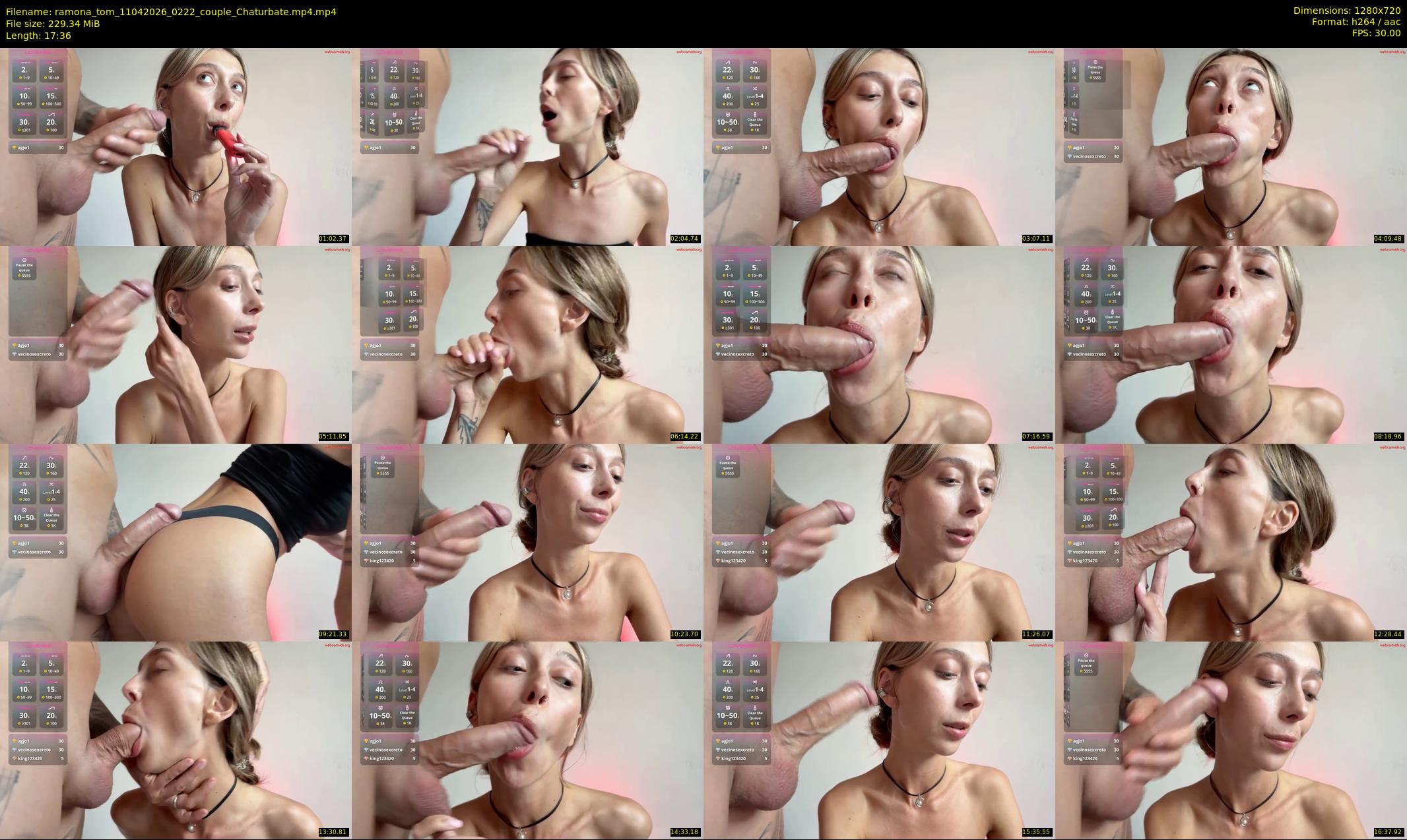 ramona_tom — 18 minute Chaturbate couple cam show recording, 720p, Apr 11, 2026