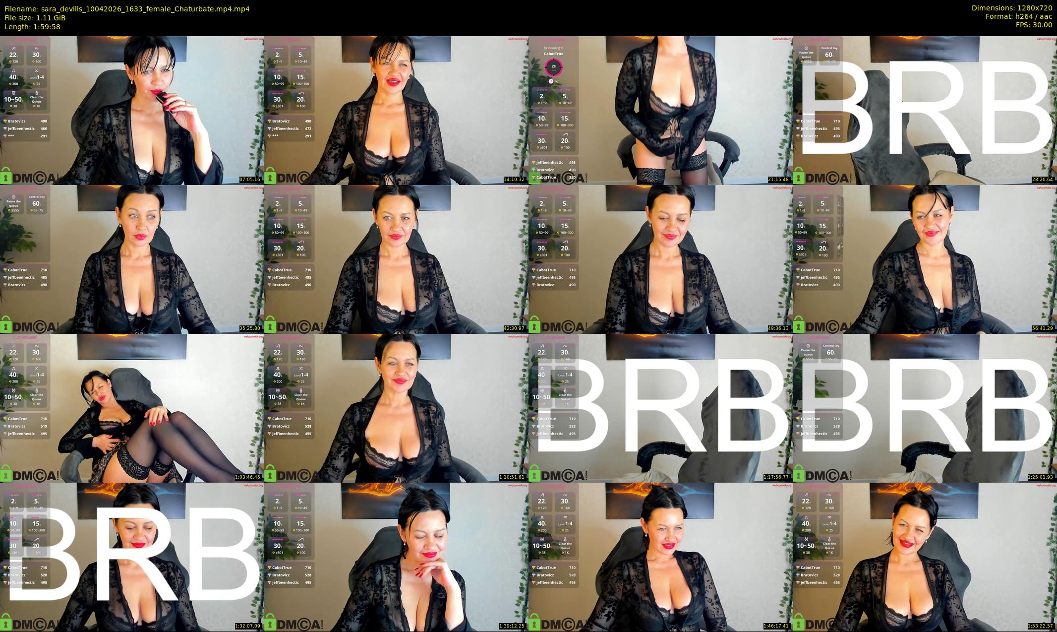 sara_devills — 120 minute Chaturbate female cam show recording, 720p, Apr 10, 2026
