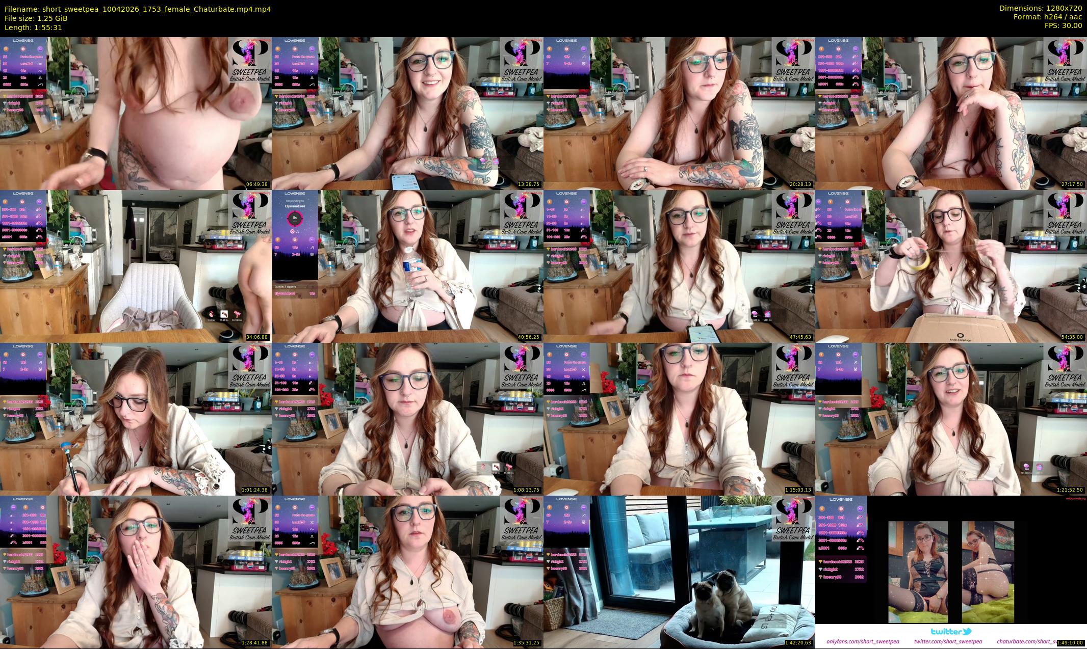short_sweetpea — 116 minute Chaturbate female cam show recording, 720p, Apr 10, 2026
