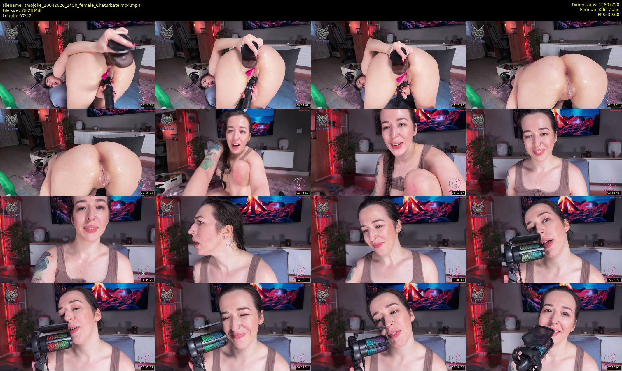 smojoke — 8 minute Chaturbate female cam show recording, 720p, Apr 10, 2026