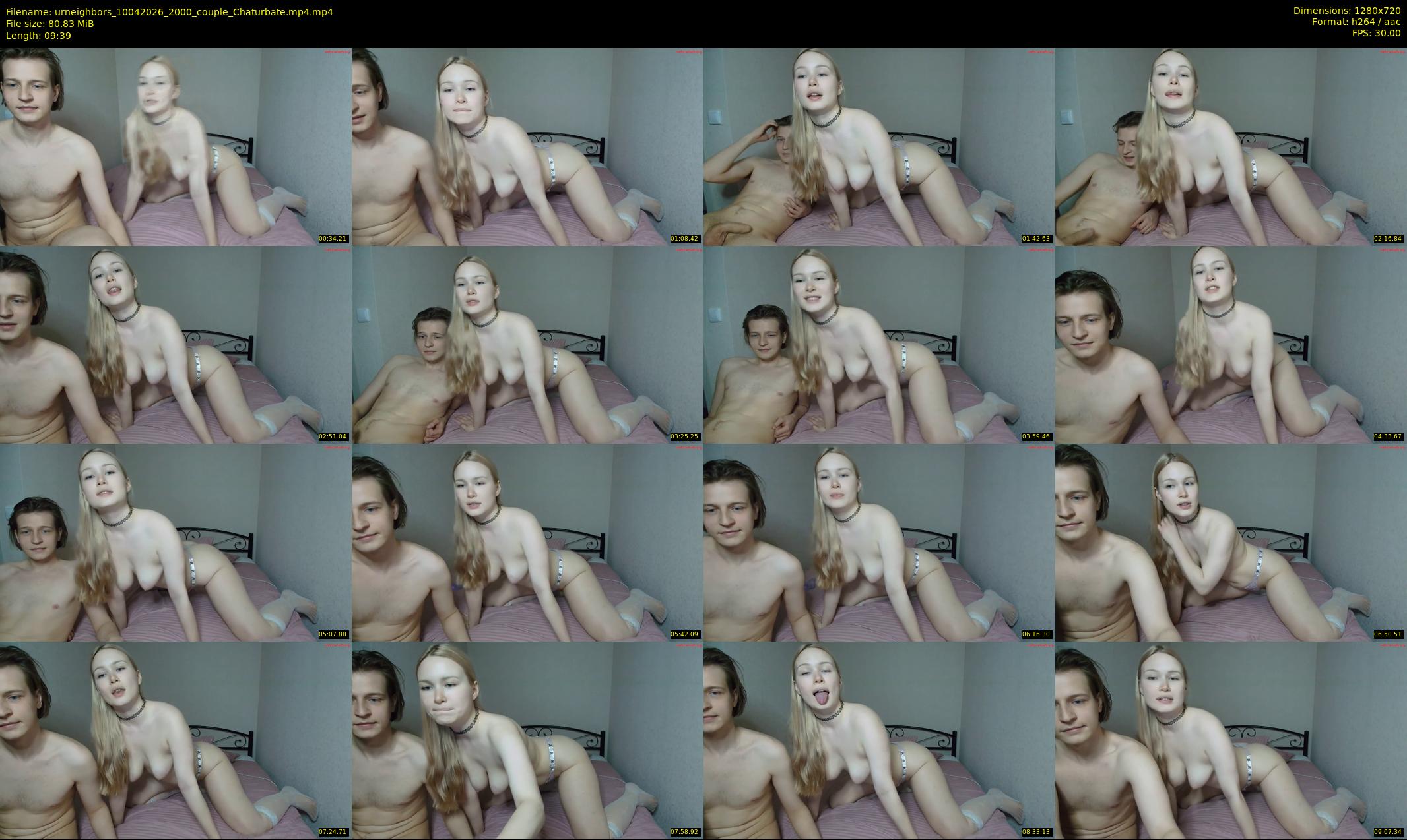 urneighbors — 10 minute Chaturbate couple cam show recording, 720p, Apr 10, 2026