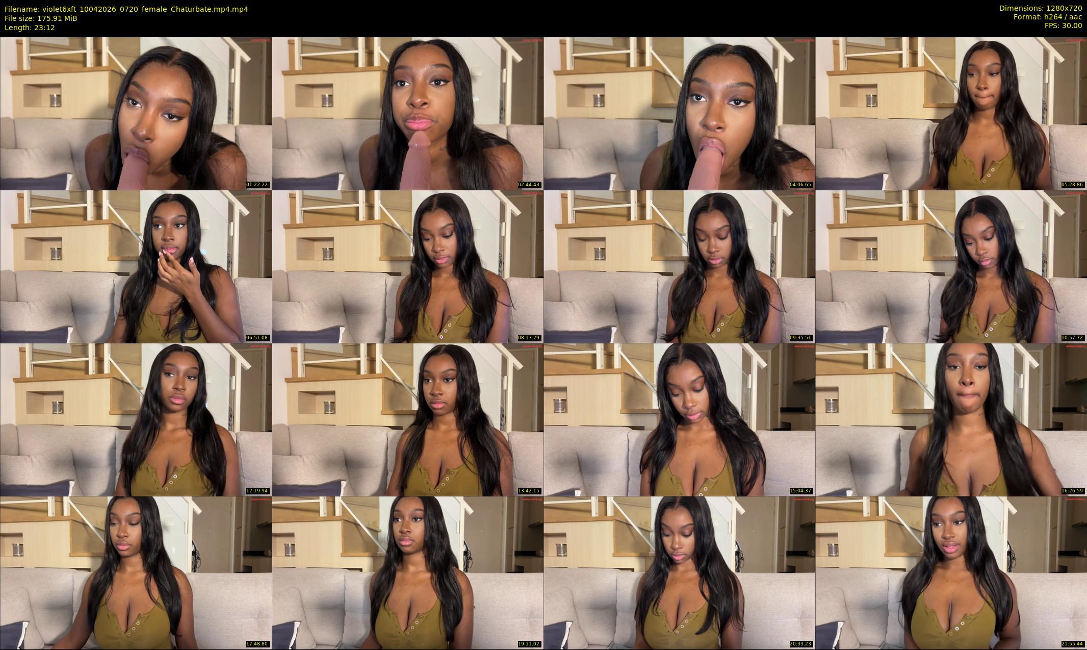 violet6xft — 24 minute Chaturbate female cam show recording, 720p, Apr 10, 2026