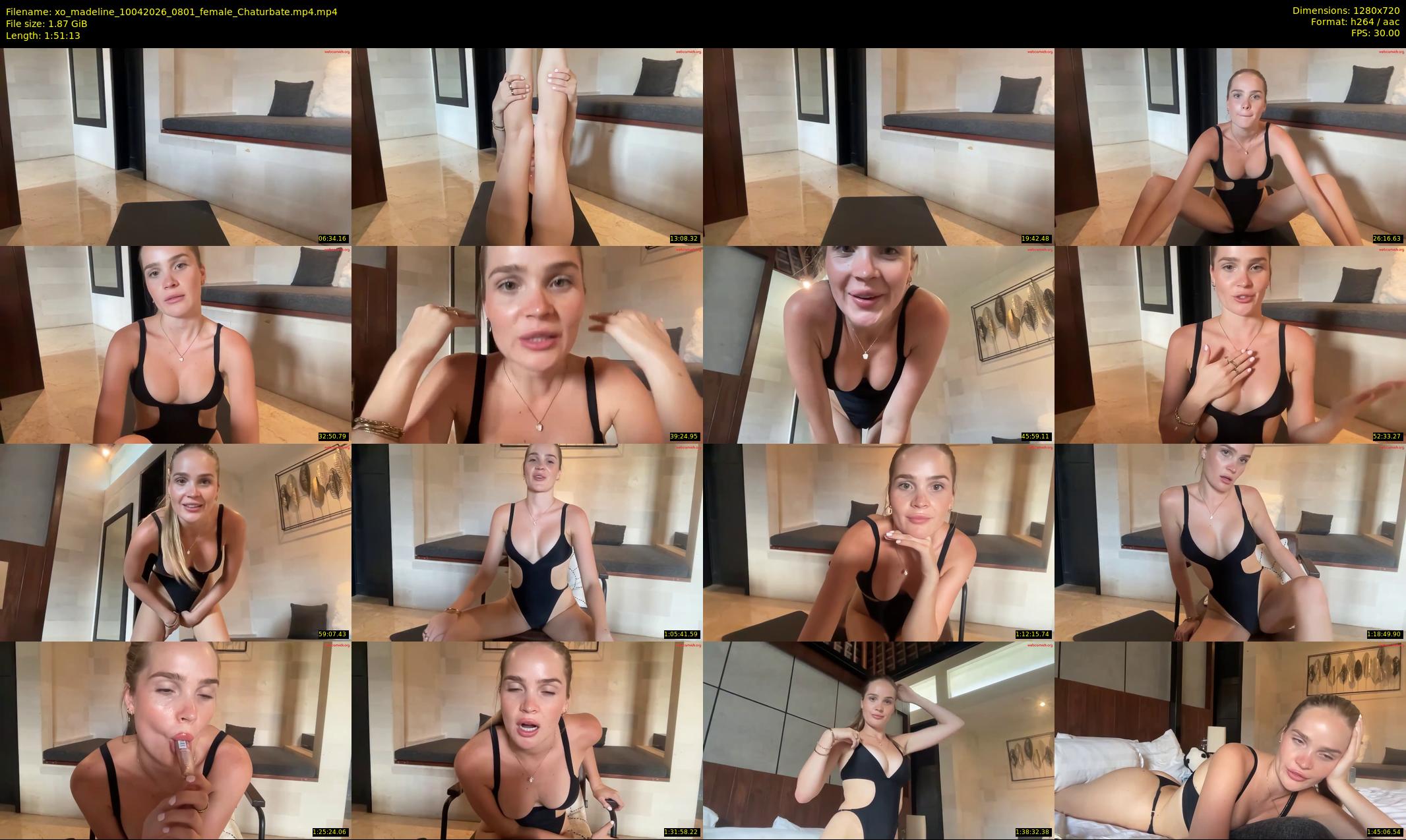 xo_madeline — 112 minute Chaturbate female cam show recording, 720p, Apr 10, 2026