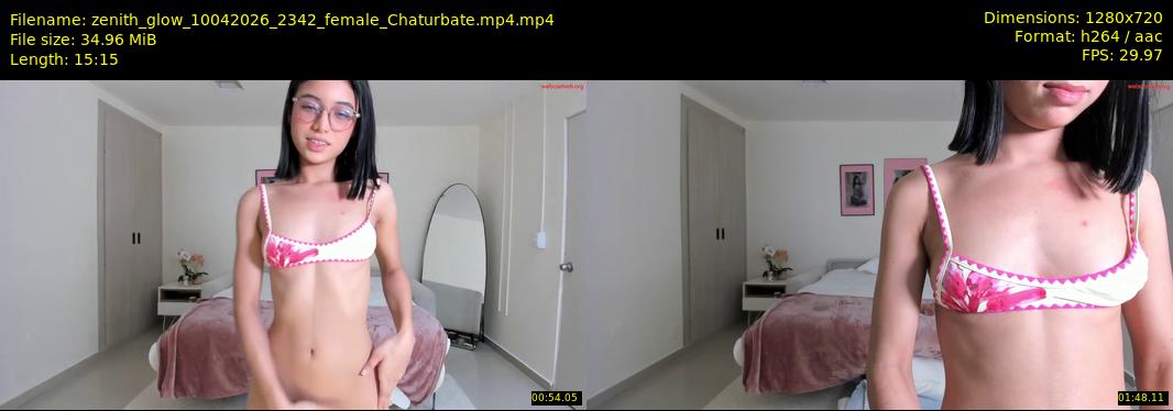 zenith_glow — 16 minute Chaturbate female cam show recording, 720p, Apr 10, 2026