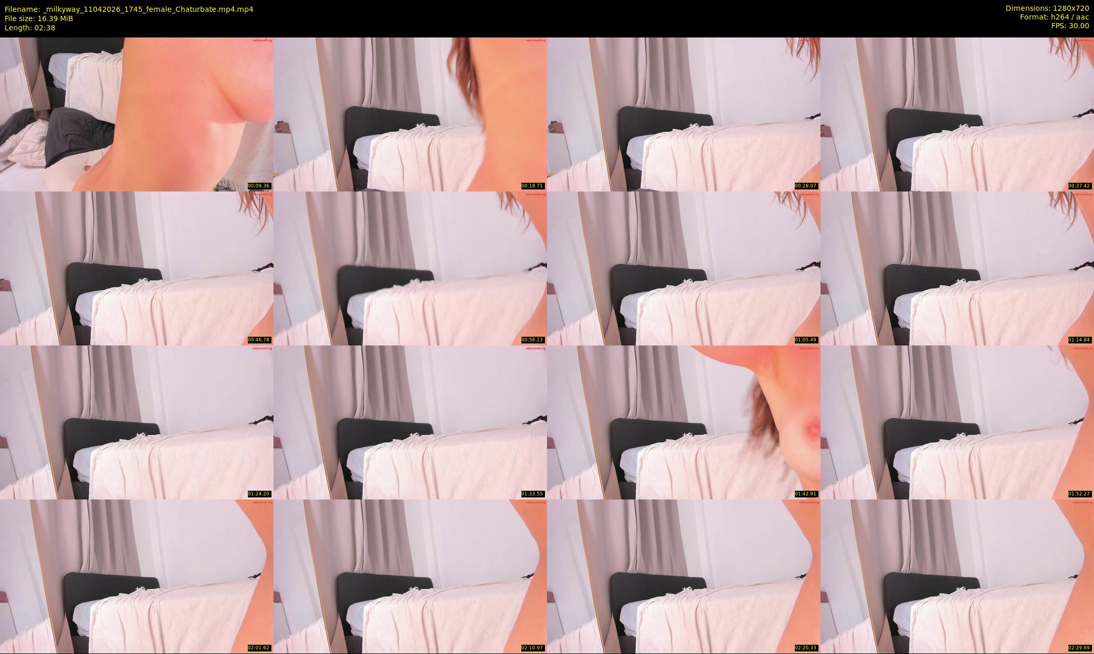 _milkyway — 3 minute Chaturbate female cam show recording, 720p, Apr 11, 2026