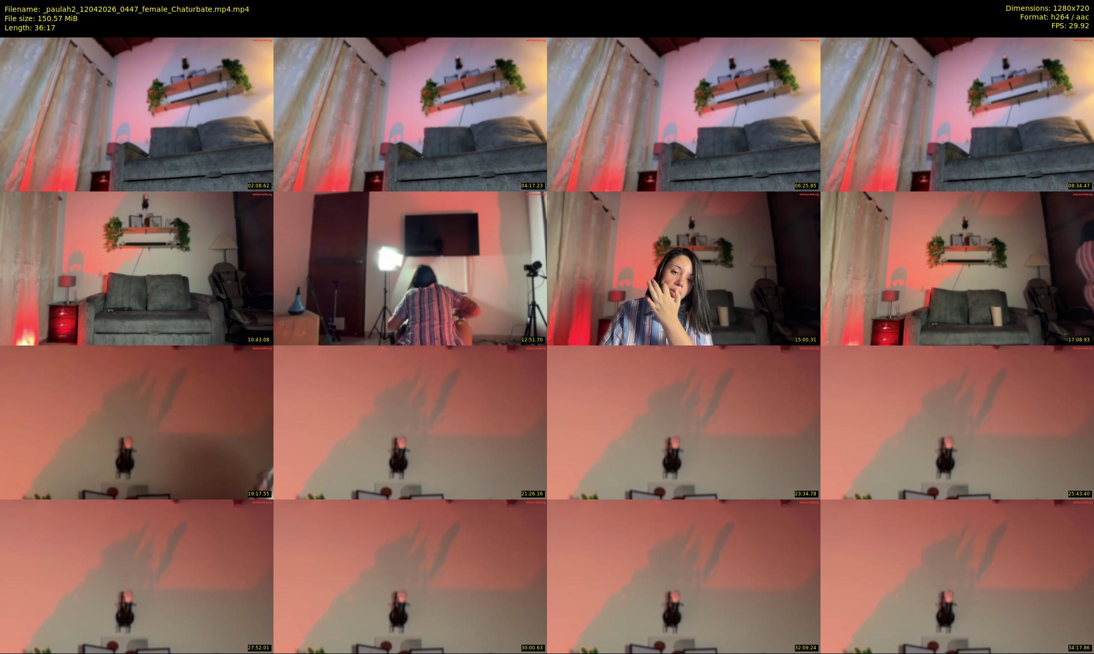 _paulah2 — 37 minute Chaturbate female cam show recording, 720p, Apr 12, 2026