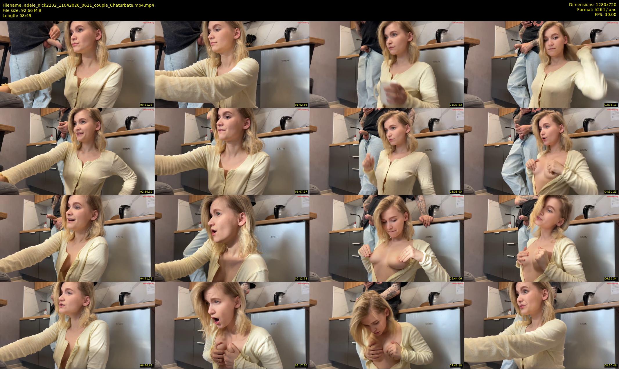 adele_nick2202 — 9 minute Chaturbate couple cam show recording, 720p, Apr 11, 2026