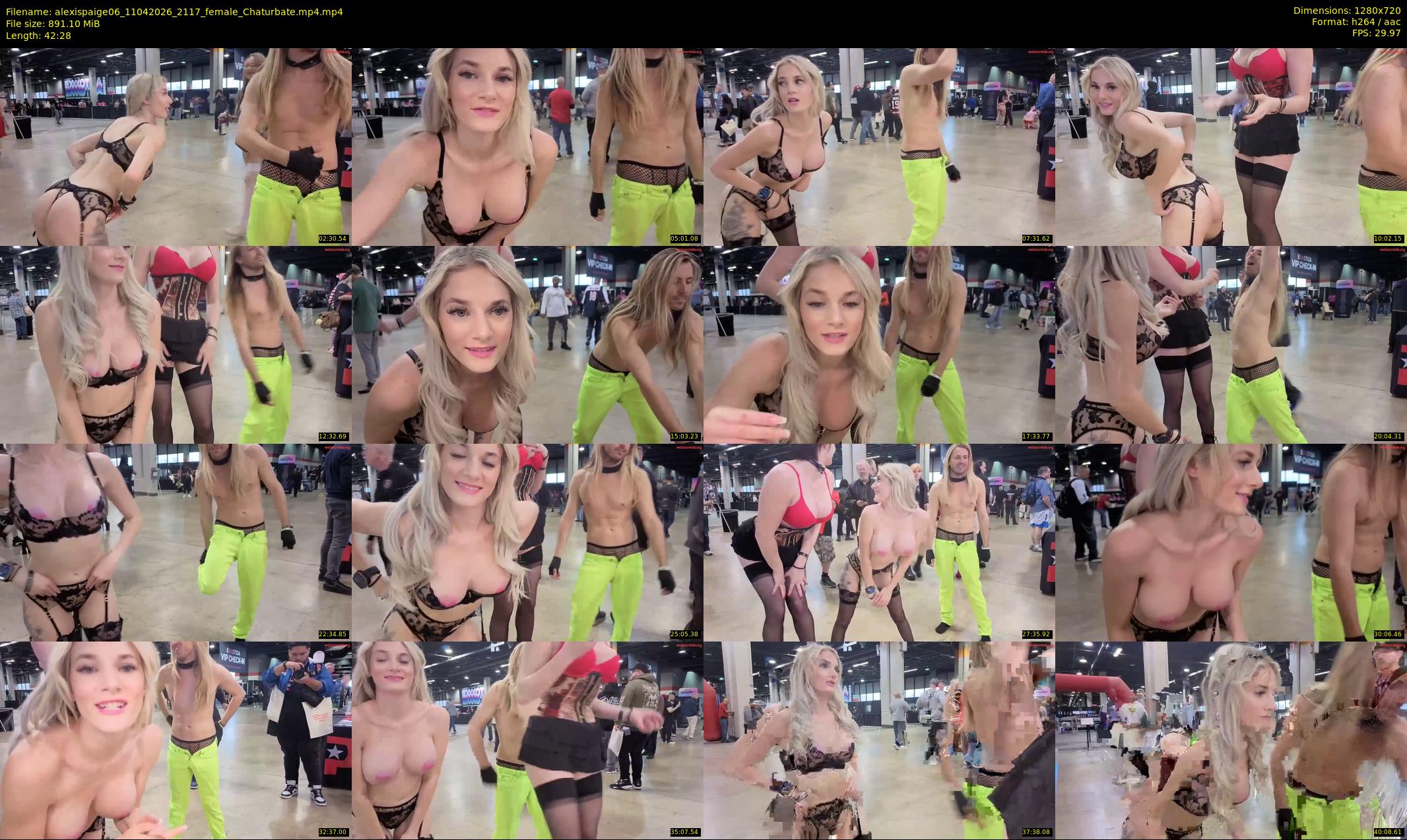 alexispaige06 — 43 minute Chaturbate female cam show recording, 720p, Apr 11, 2026