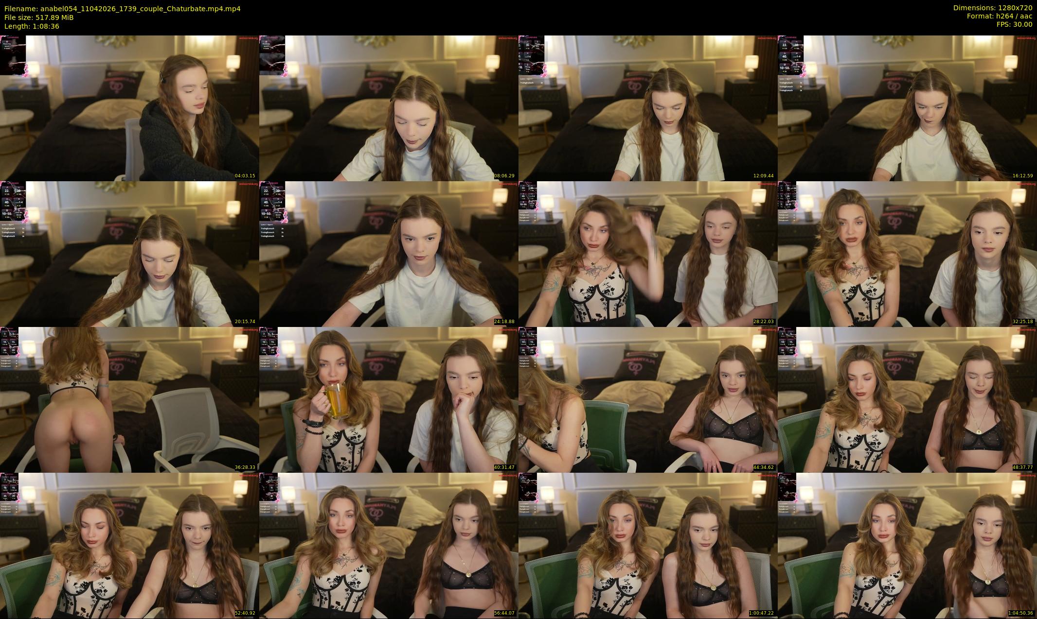 anabel054 — 69 minute Chaturbate female cam show recording, 720p, Apr 11, 2026