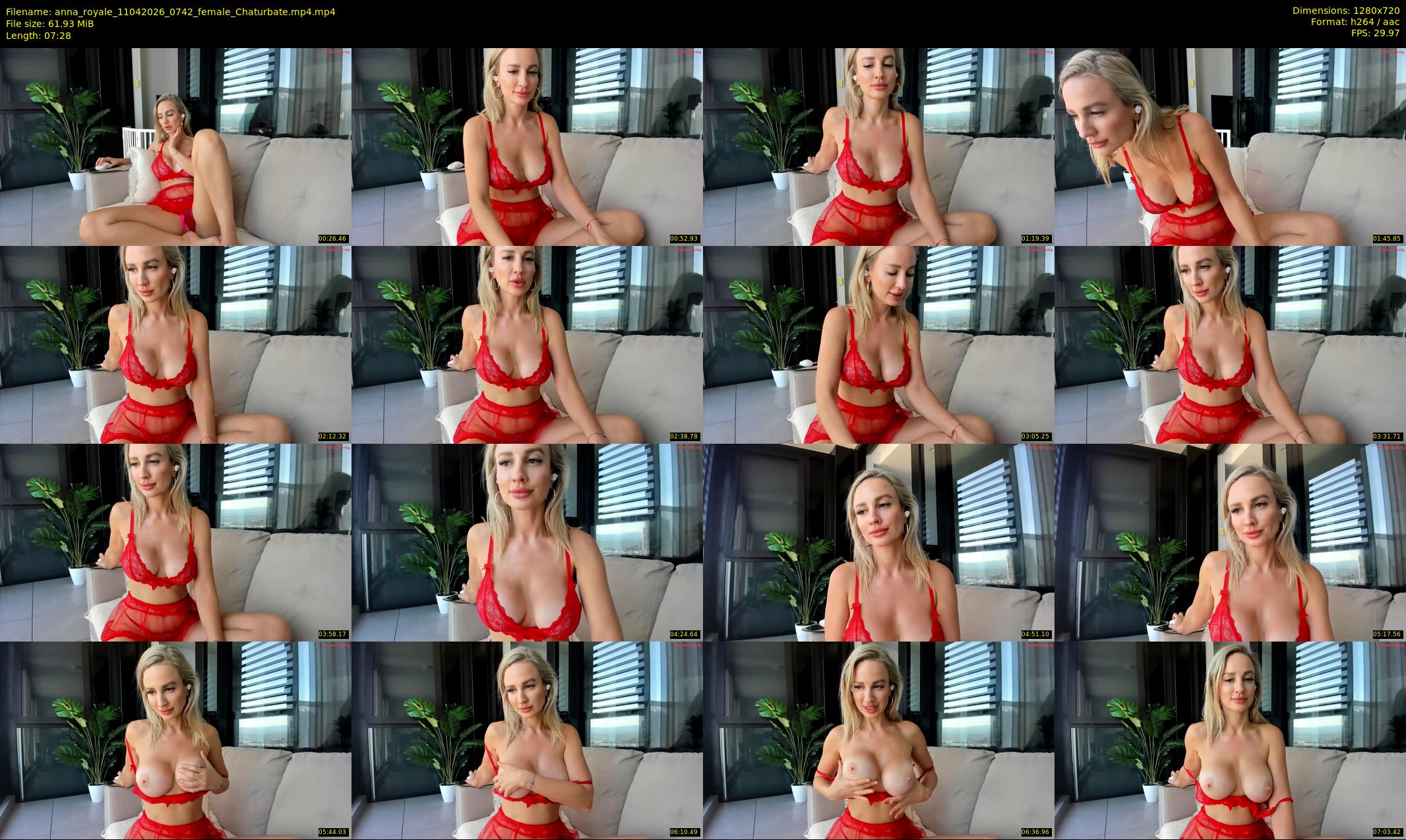 anna_royale — 8 minute Chaturbate female cam show recording, 720p, Apr 11, 2026