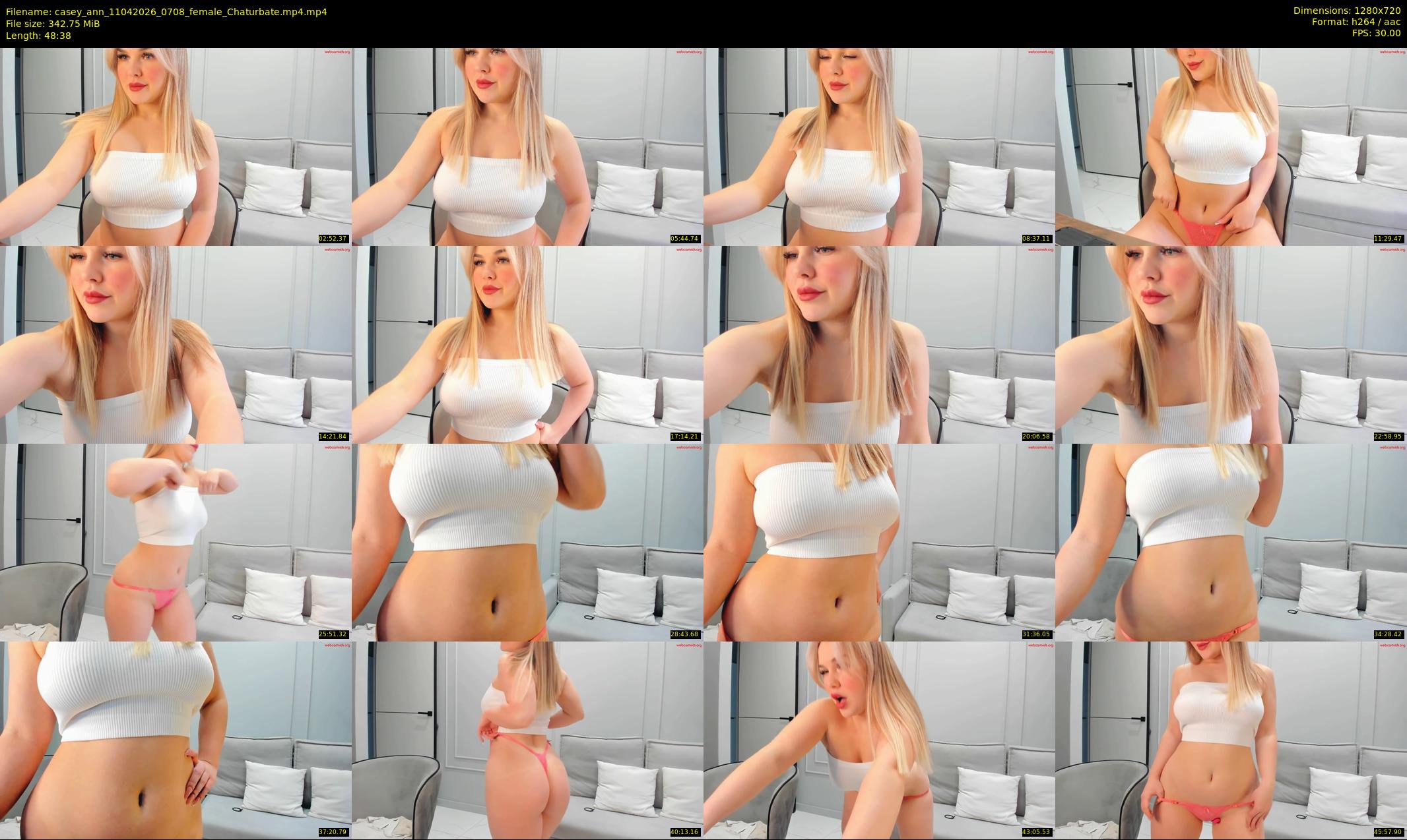 casey_ann — 49 minute Chaturbate female cam show recording, 720p, Apr 11, 2026