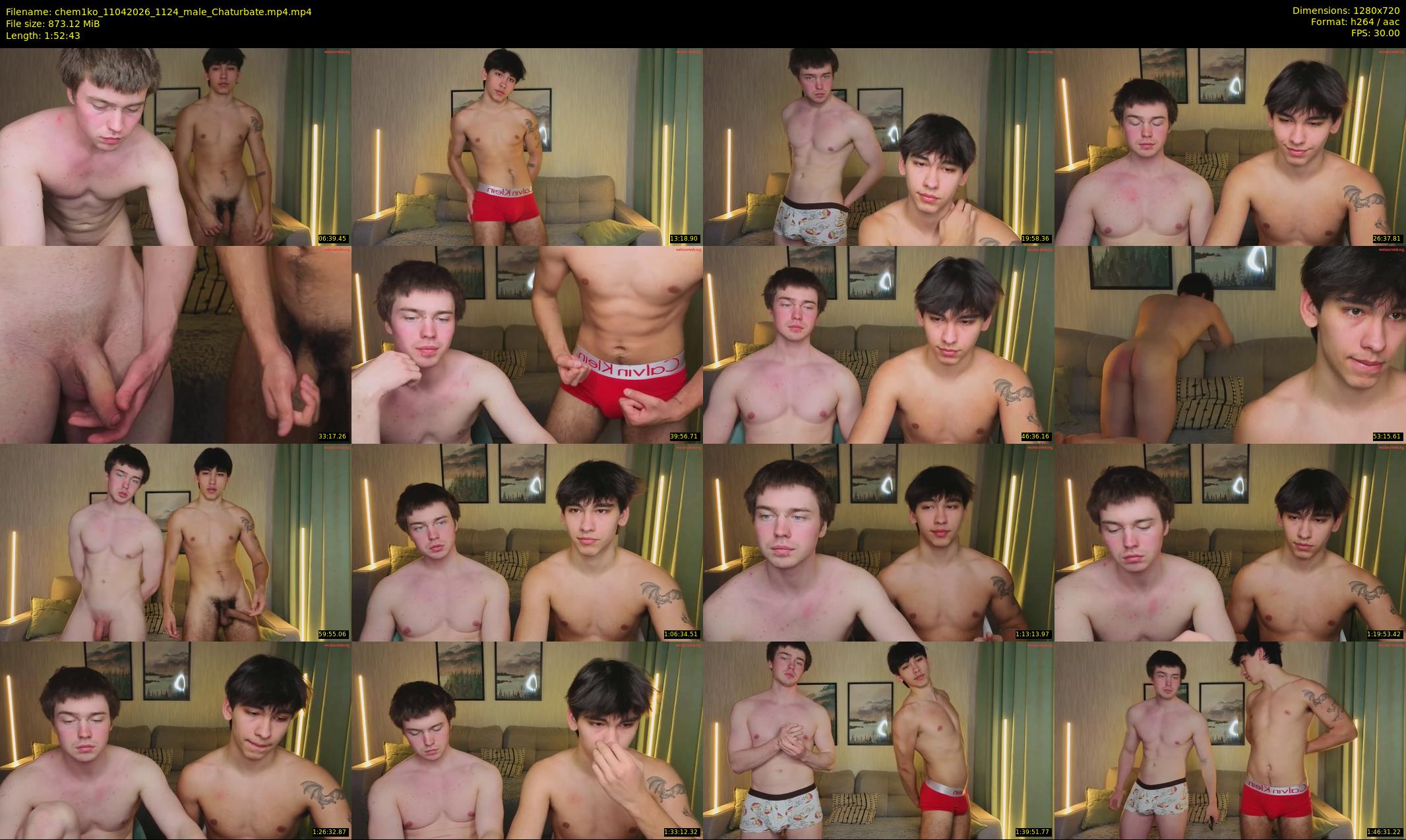 chem1ko — 113 minute Chaturbate male cam show recording, 720p, Apr 11, 2026