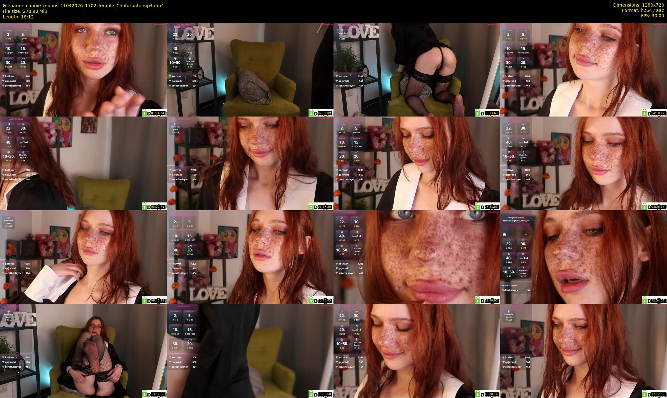 connie_monus — 19 minute Chaturbate female cam show recording, 720p, Apr 11, 2026
