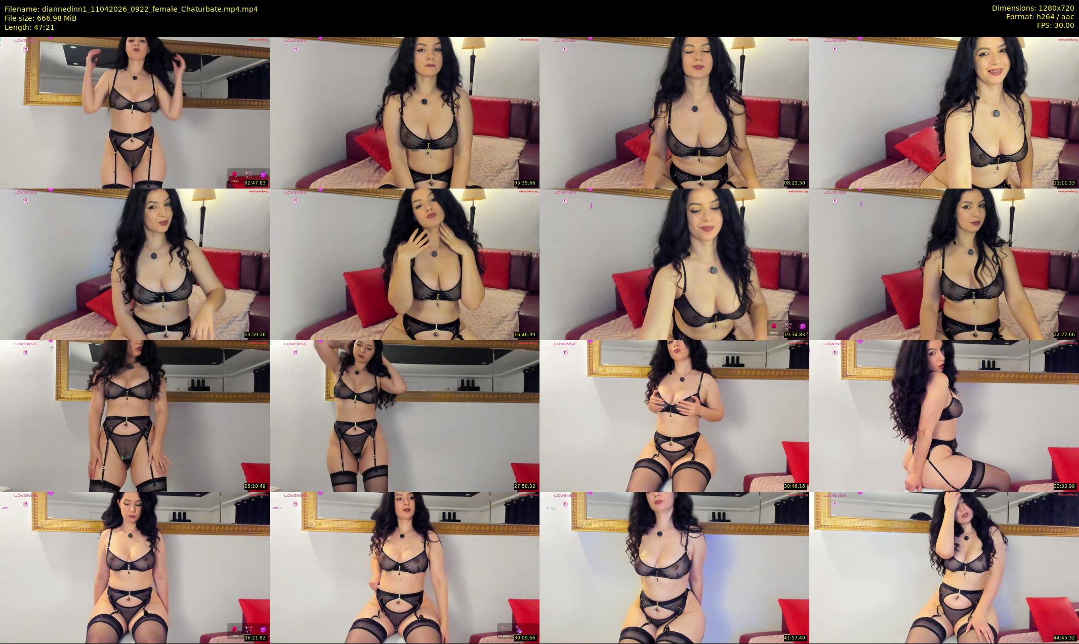 diannedinn1 — 48 minute Chaturbate female cam show recording, 720p, Apr 11, 2026