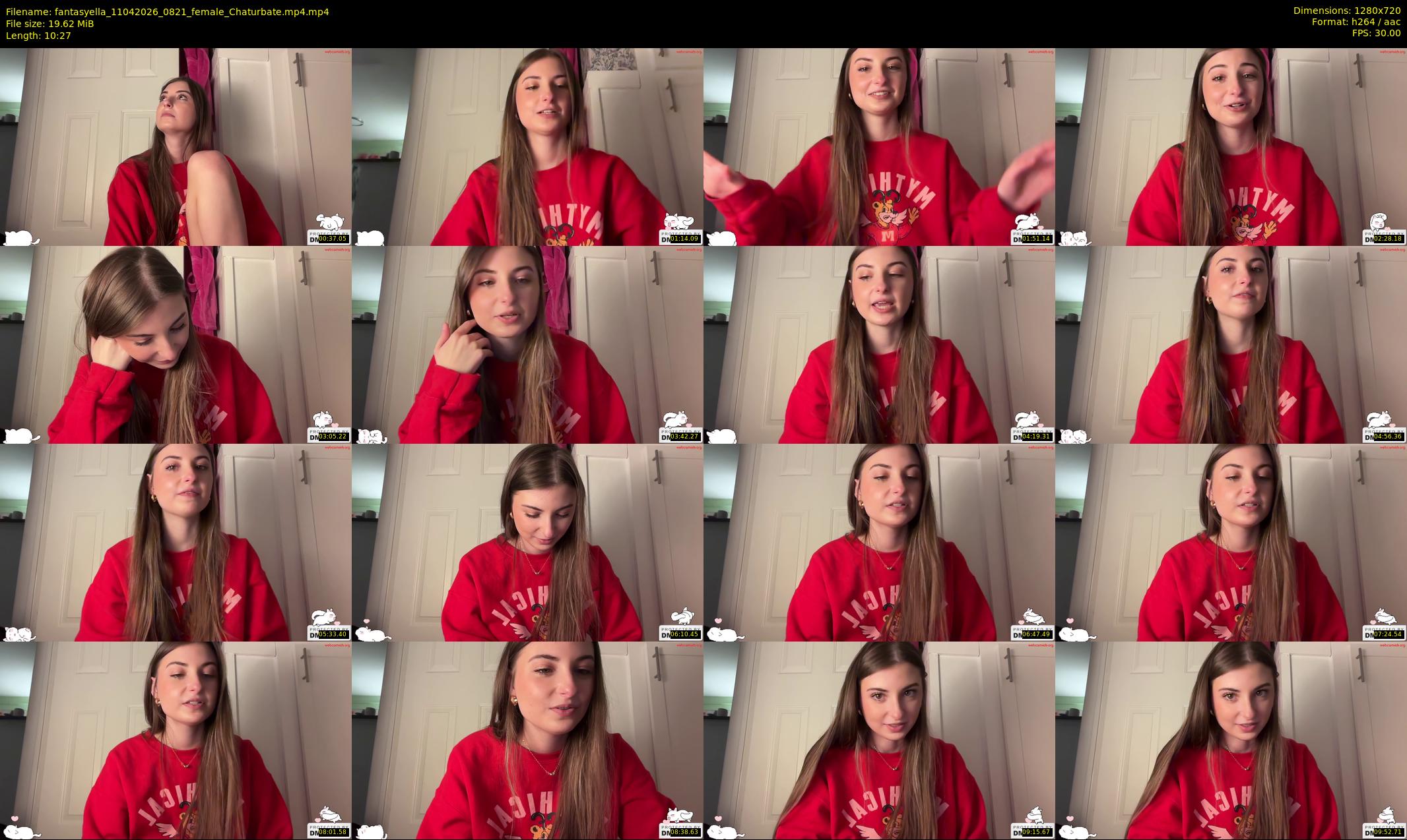 fantasyella — 11 minute Chaturbate female cam show recording, 720p, Apr 11, 2026