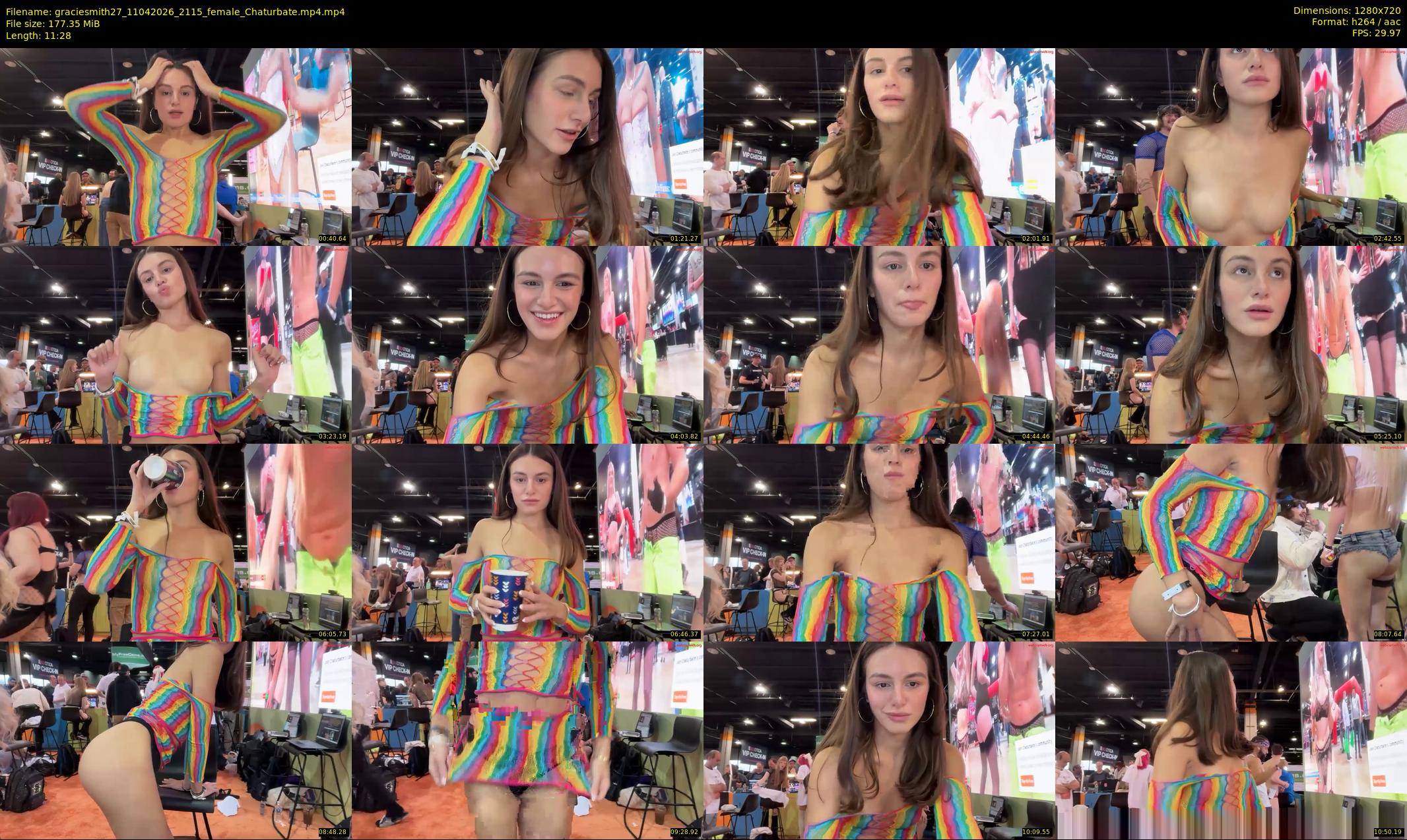 graciesmith27 — 12 minute Chaturbate female cam show recording, 720p, Apr 11, 2026