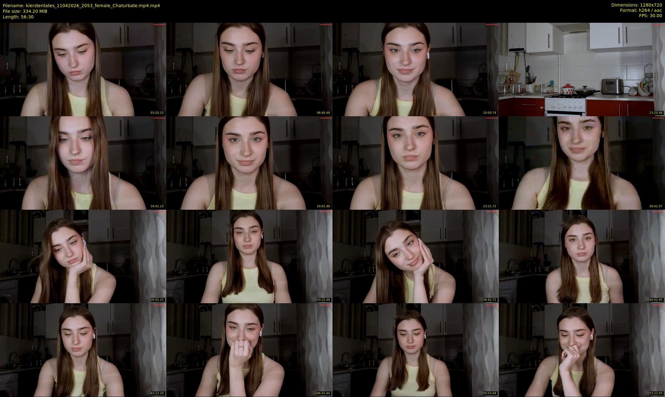 kierstentates — 57 minute Chaturbate female cam show recording, 720p, Apr 11, 2026