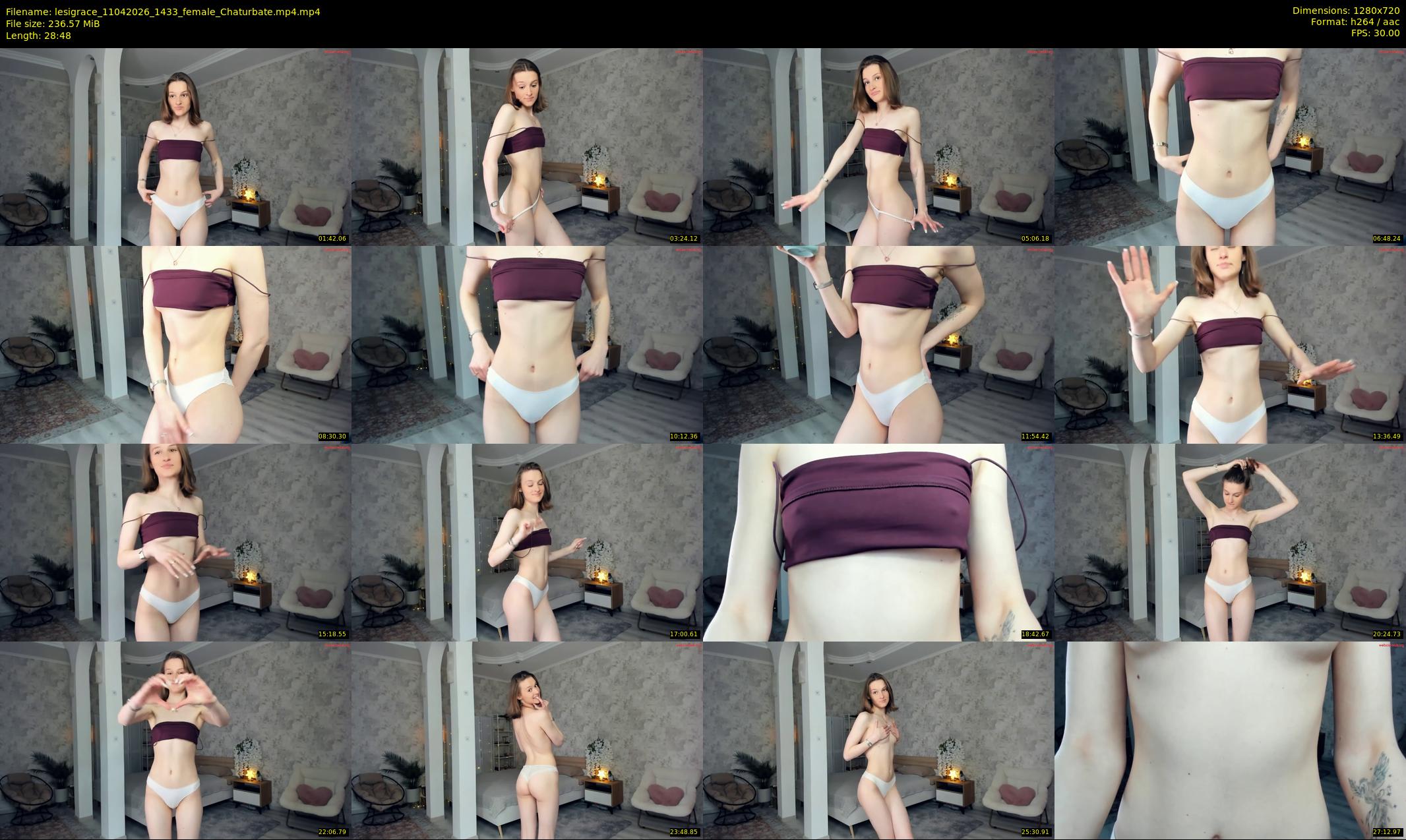lesigrace — 29 minute Chaturbate female cam show recording, 720p, Apr 11, 2026