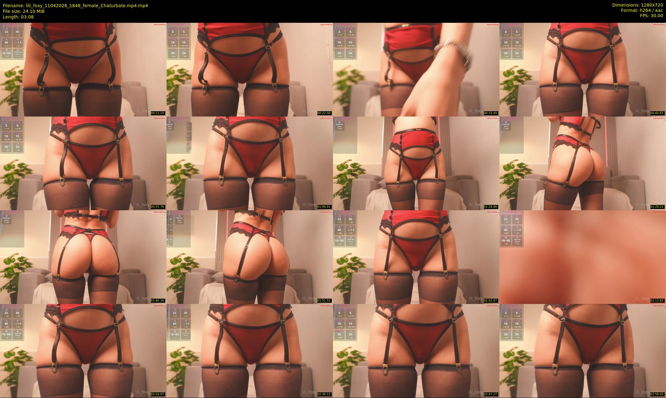lili_foxy — 4 minute Chaturbate female cam show recording, 720p, Apr 11, 2026