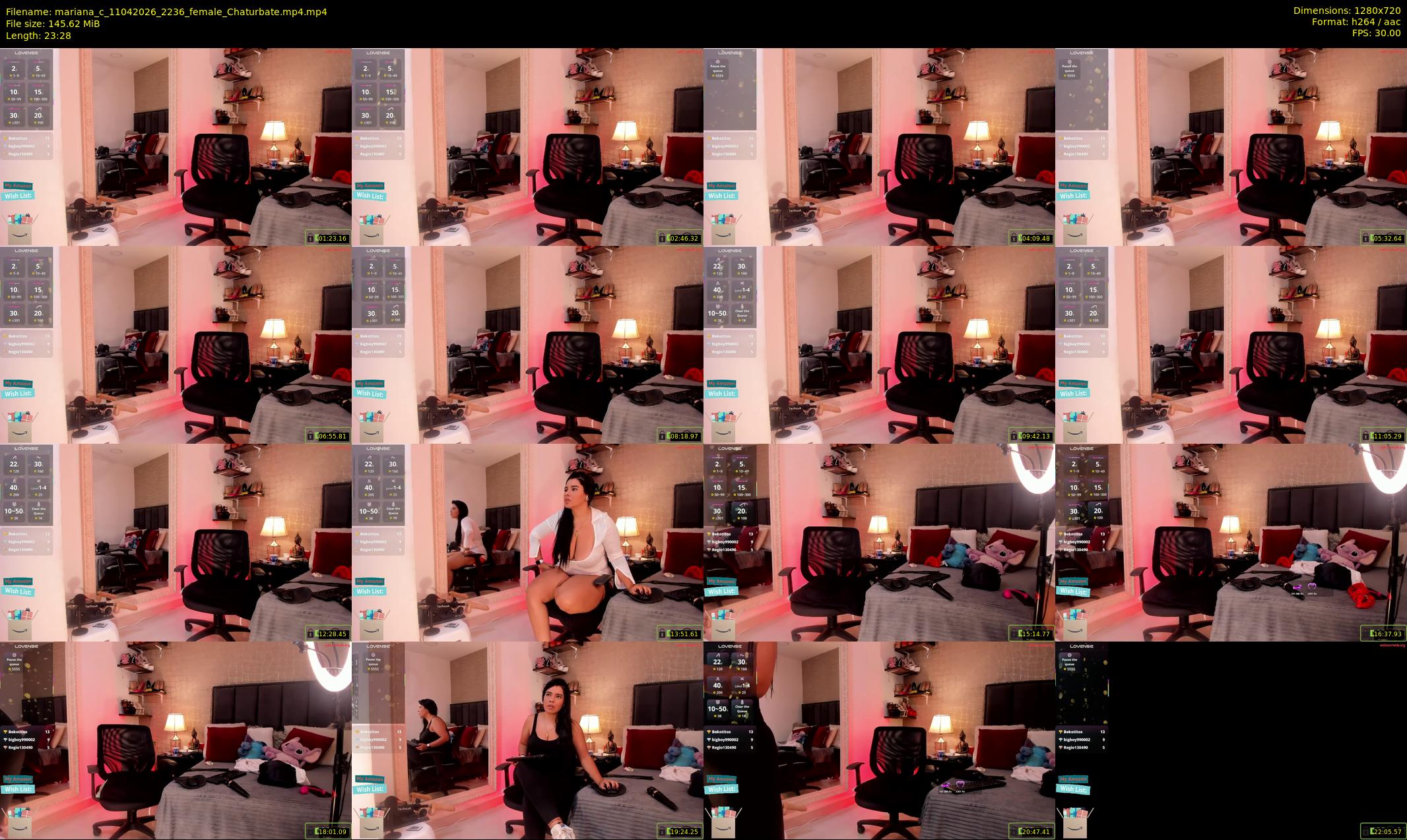 mariana_c — 24 minute Chaturbate female cam show recording, 720p, Apr 11, 2026