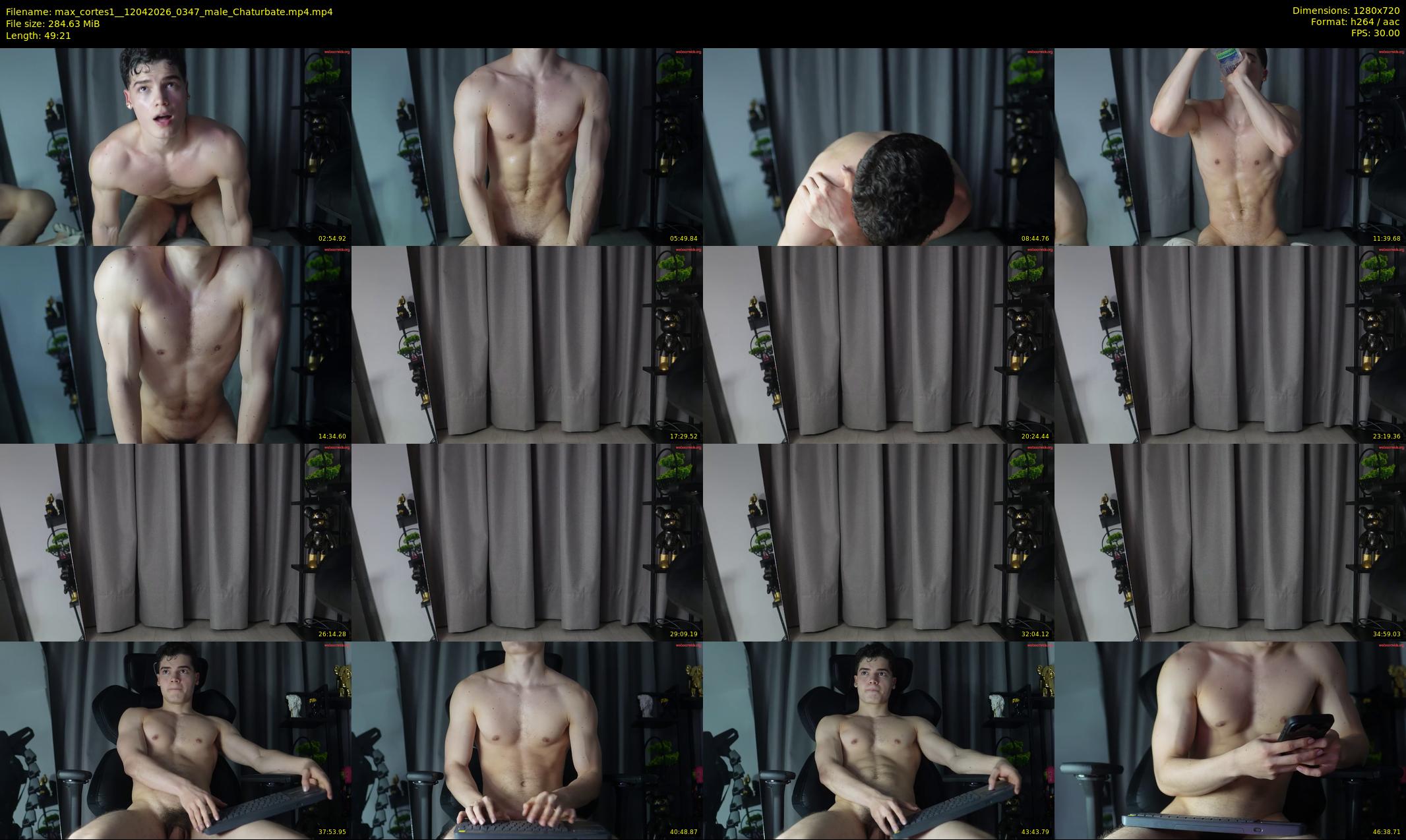 max_cortes1_ — 50 minute Chaturbate male cam show recording, 720p, Apr 12, 2026
