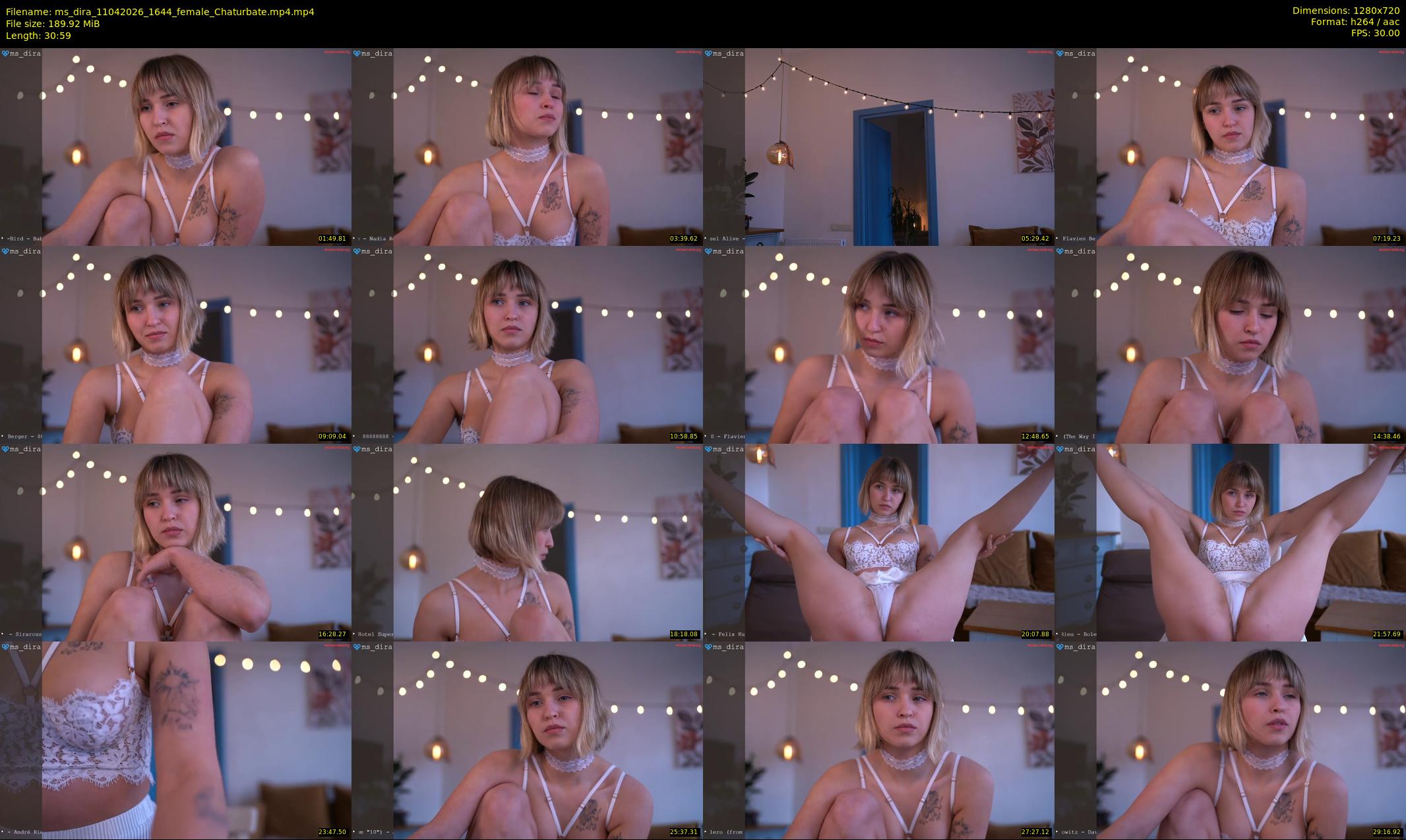 ms_dira — 31 minute Chaturbate female cam show recording, 720p, Apr 11, 2026